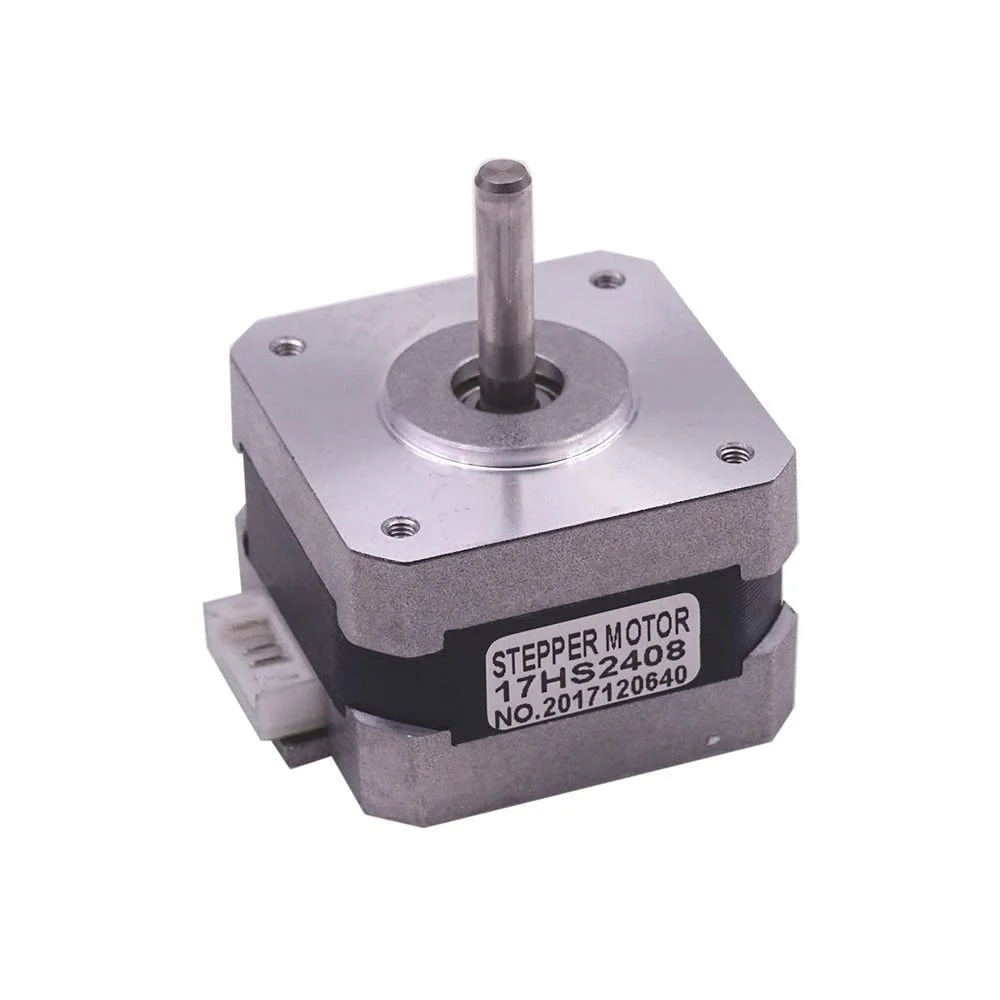 موتور پله ای 17HS2408، موتور پله ای 4 سیم Nema 17، موتور 42، 42BYGH 0.6A CE ROSH ISO CNC دستگاه لیزر موتور پرینتر سه بعدی