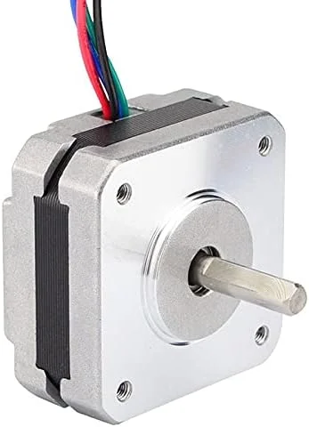 موتور پله ای 17Hs08-1004S 4 سیمه 17 با گشتاور 13Ncm و طول 20mm، جریان 1A، مناسب برای پرینتر سه بعدی DIY و CNC Xyz