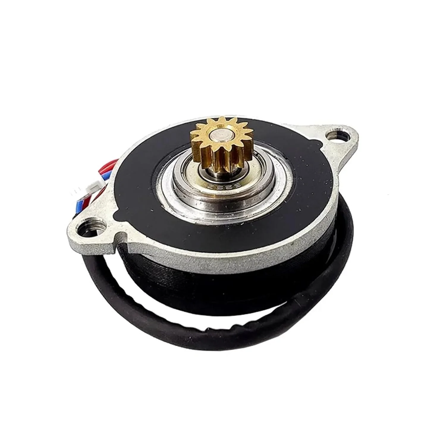 موتور پله ای 36 میلی متری 0.9 درجه DC 12V دو فاز 4 سیمه گرد نازک با چرخ قرقره MXL 13 دندانه مناسب پرینتر سه بعدی DIY (1 عدد)