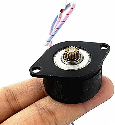 موتور پله ای گرد کوچک 36 میلی متری MOONS مدل 14HK2401 با زاویه 0.9 درجه، 2 فاز و 4 سیم برای پرینتر، CNC و ربات