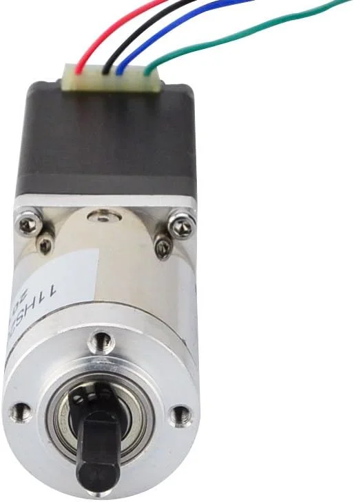 موتور پله ای Nema 11 با گیربکس سیاره ای 100:1، گشتاور بالا و سرعت پایین، مناسب برای دوربین های DIY