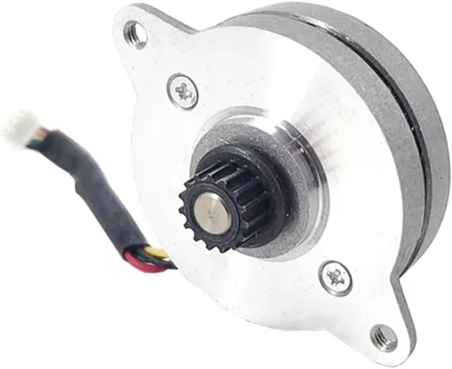 موتور پله ای نازک 1.8 درجه 36 میلی متری - 2 فاز 4 سیم با چرخ قرقره همزمان برای پرینتر سه بعدی/CNC/ربات (طراحی گرد)