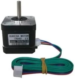 موتور پرینتر سه بعدی 17 0.45Nm 1.8° تک شفت خروجی/دو شفت خروجی 17HS4401 - (قطر شفت: تک شفت خروجی)