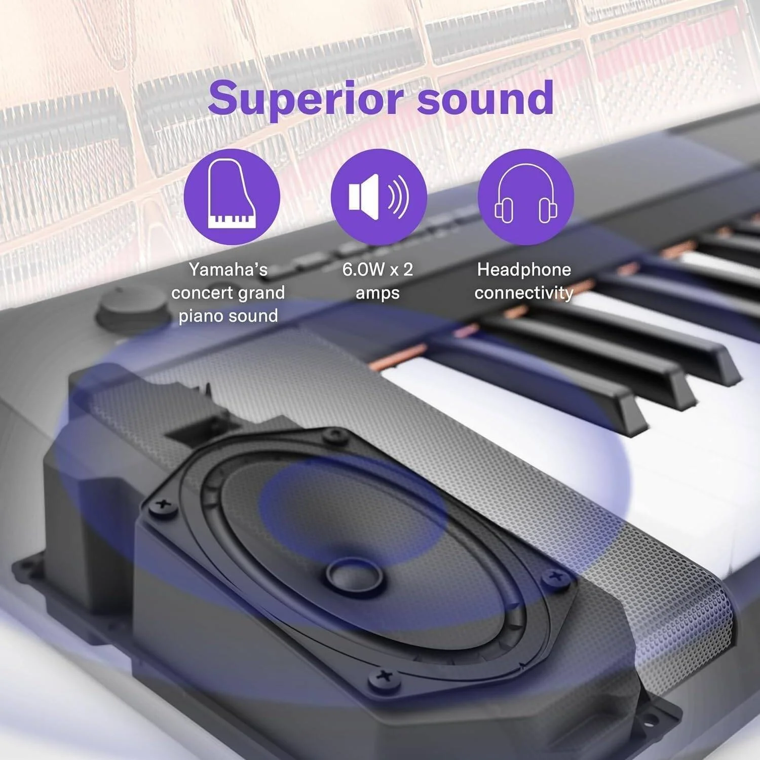 کیبورد 61 کلاویه یاماها NP-15WH با استایل پیانو - سفید کیبورد 61 کلاویه یاماها NP-15WH با استایل پیانو - سفید