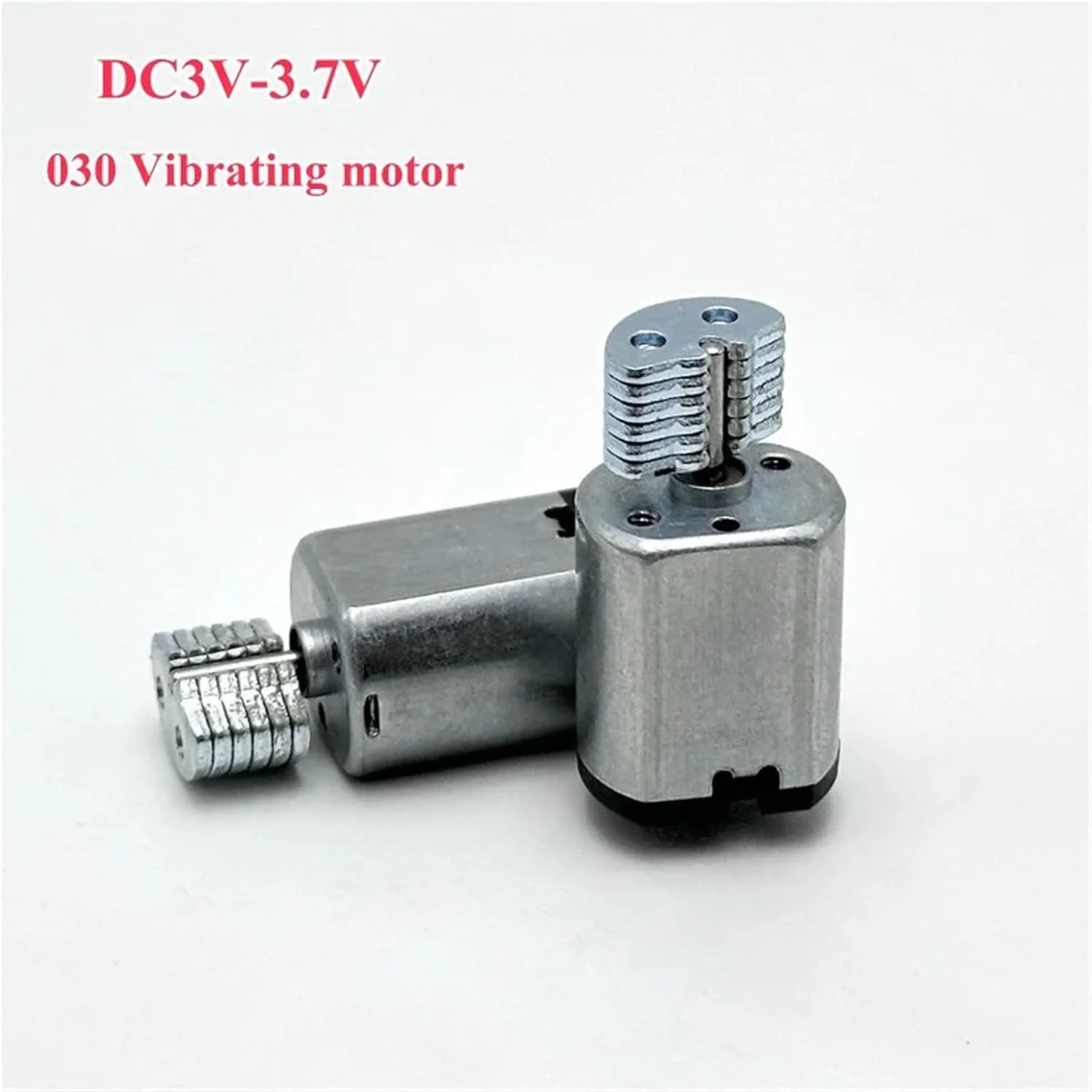 ۱۰ عدد موتور ویبره 030 مدل FF-030SB با ولتاژ 3.7 ولت DC به همراه شفت غیرعادی