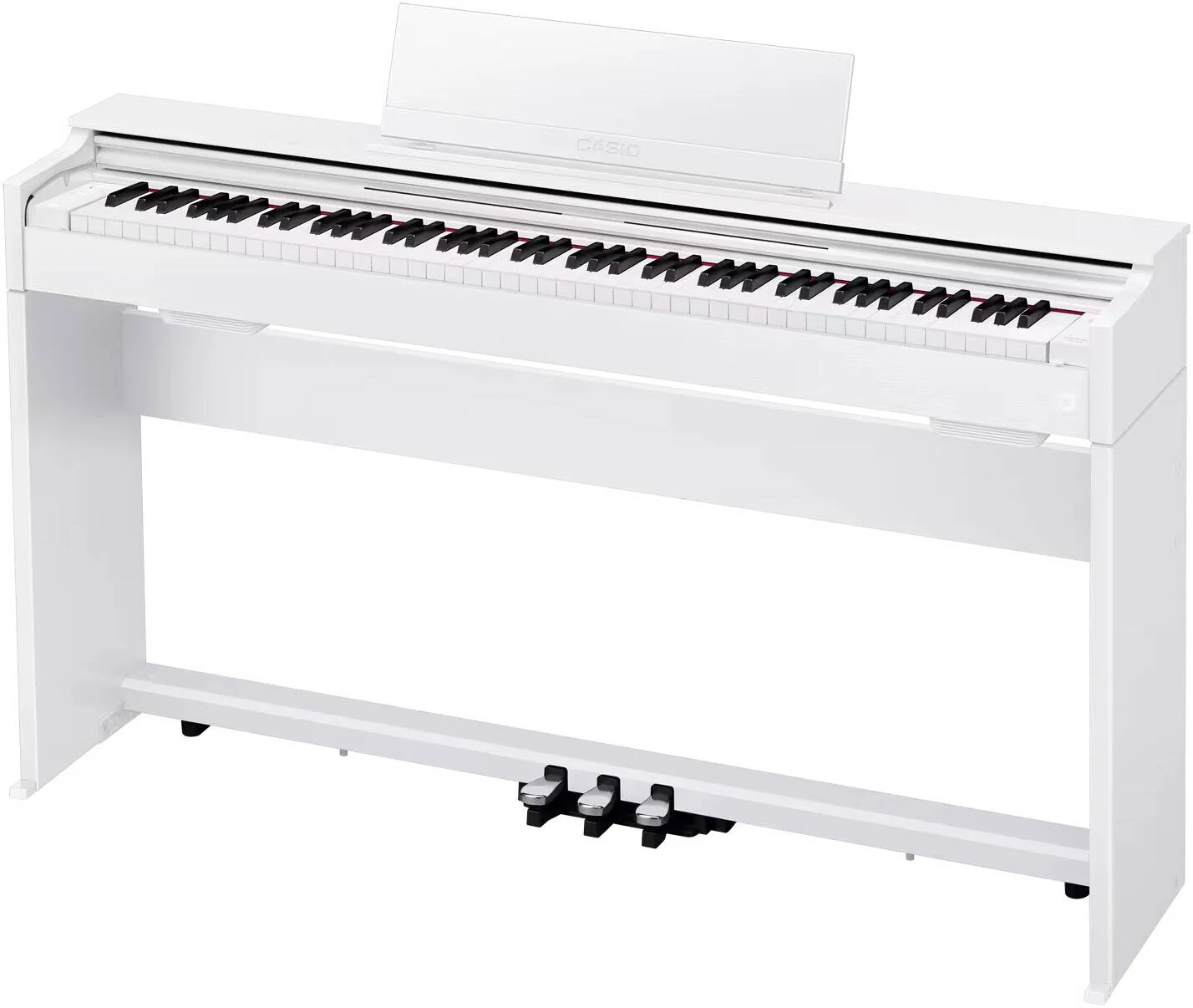 پیانو دیجیتال کاسیو Celviano AP-S200WE با کلاویه های چکشی هوشمند، 88 کلید، پلی فونی 192، 5 سطح حساسیت لمسی، Multi-Dimensional Morphing AiR، سفید | AP-S200WE