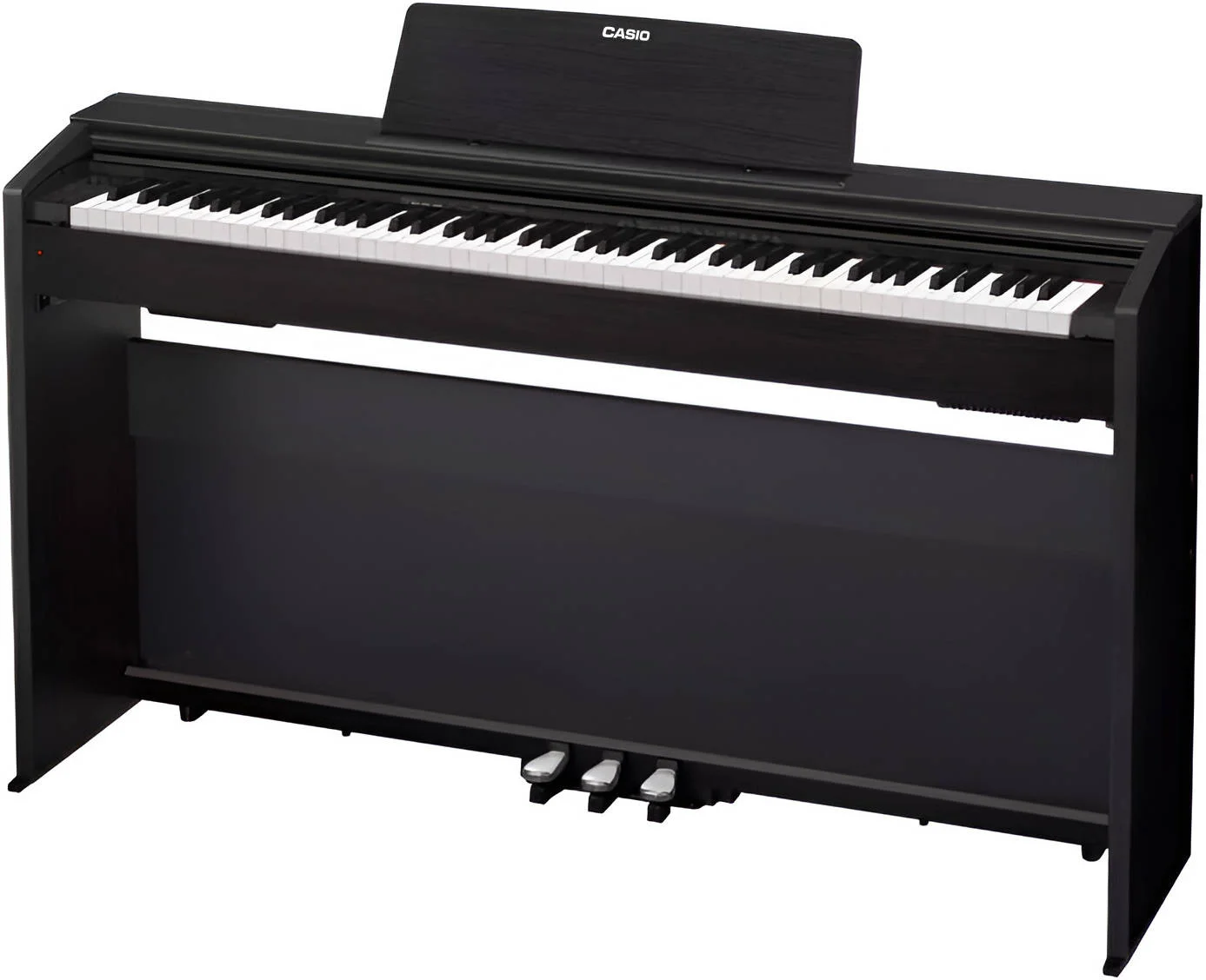 پیانو دیجیتال کنسولی 88 کلیدی Casio Privia PX 870BK با حسگر سه گانه چکش مدرج، 19 صدا، پلی فونی 256 نت، ضبط کننده USB WAV/MIDI، بلندگوهای 40 واتی، مشکی | PX-870BK پیانو دیجیتال کنسولی 88 کلیدی Casio Privia PX 870BK با حسگر سه گانه چکش مدرج، 19 صدا، پلی فونی 256 نت، ضبط کننده USB WAV/MIDI، بلندگوهای 40 واتی، مشکی | PX-870BK