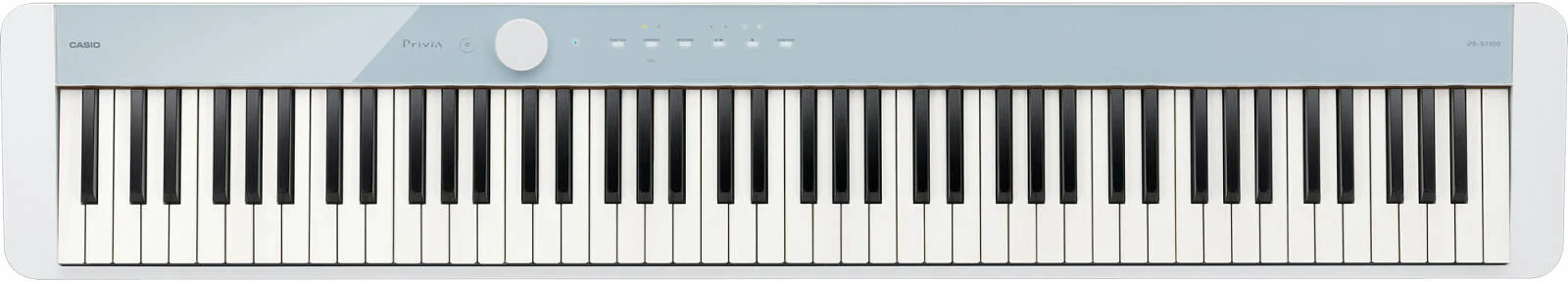 کیبورد معتبر Casio Privia PX-S1100CB، فناوری مقیاس بندی دیجیتال 88 کلید، پاسخ لمسی 5 سطح حساسیت، 192 پلی فونی، AiR چند بعدی Morphing، آبی آرام | PX-S1100CB