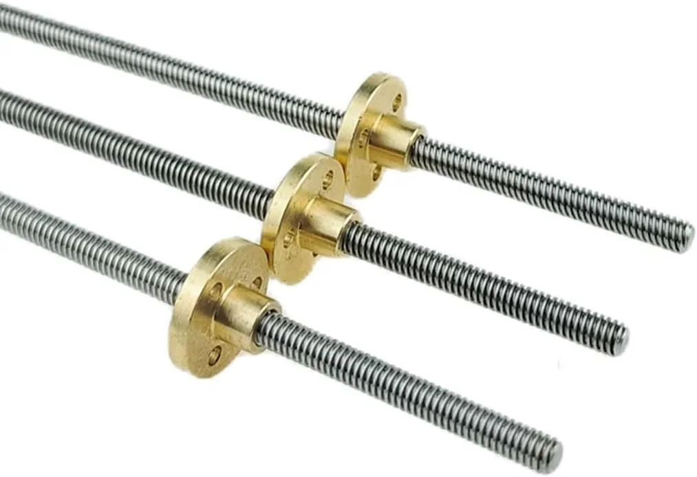 یک عدد پیچ سربی مینیاتوری T5، گام 1 میلیمتر، لید 4 میلیمتر، پیچ ذوزنقهای فولاد ضد زنگ 304 برای لوازم جانبی پرینتر سه بعدی و موتور پلهای (800 میلیمتر) یک عدد پیچ سربی مینیاتوری T5، گام 1 میلیمتر، لید 4 میلیمتر، پیچ ذوزنقهای فولاد ضد زنگ 304 برای لوازم جانبی پرینتر سه بعدی و موتور پلهای (800 میلیمتر)