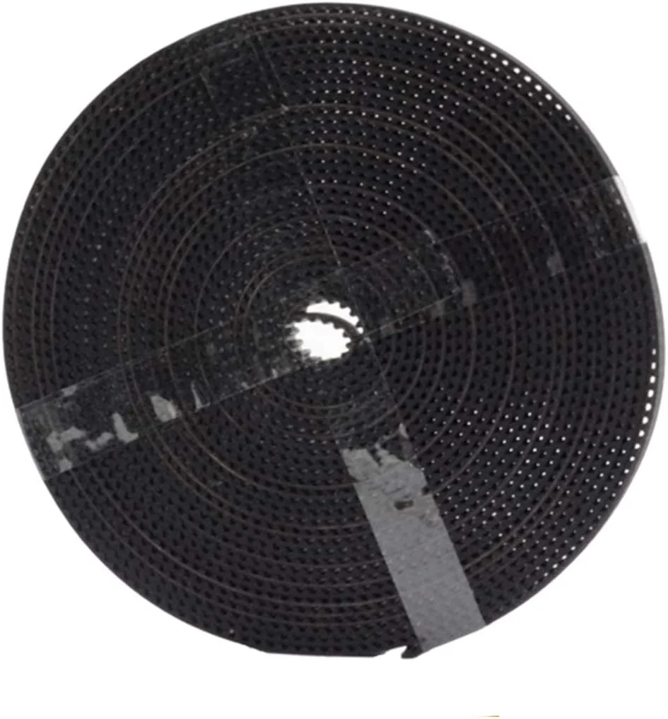 تسمه تایم 2 متری Xianglaa، تسمه تایم باز GT2-6mm، عرض 6mm، گام 2mm، لاستیکی با هسته فایبرگلاس، لوازم جانبی قطعات پرینتر سه بعدی، تسمه GT2 سایز دقیق