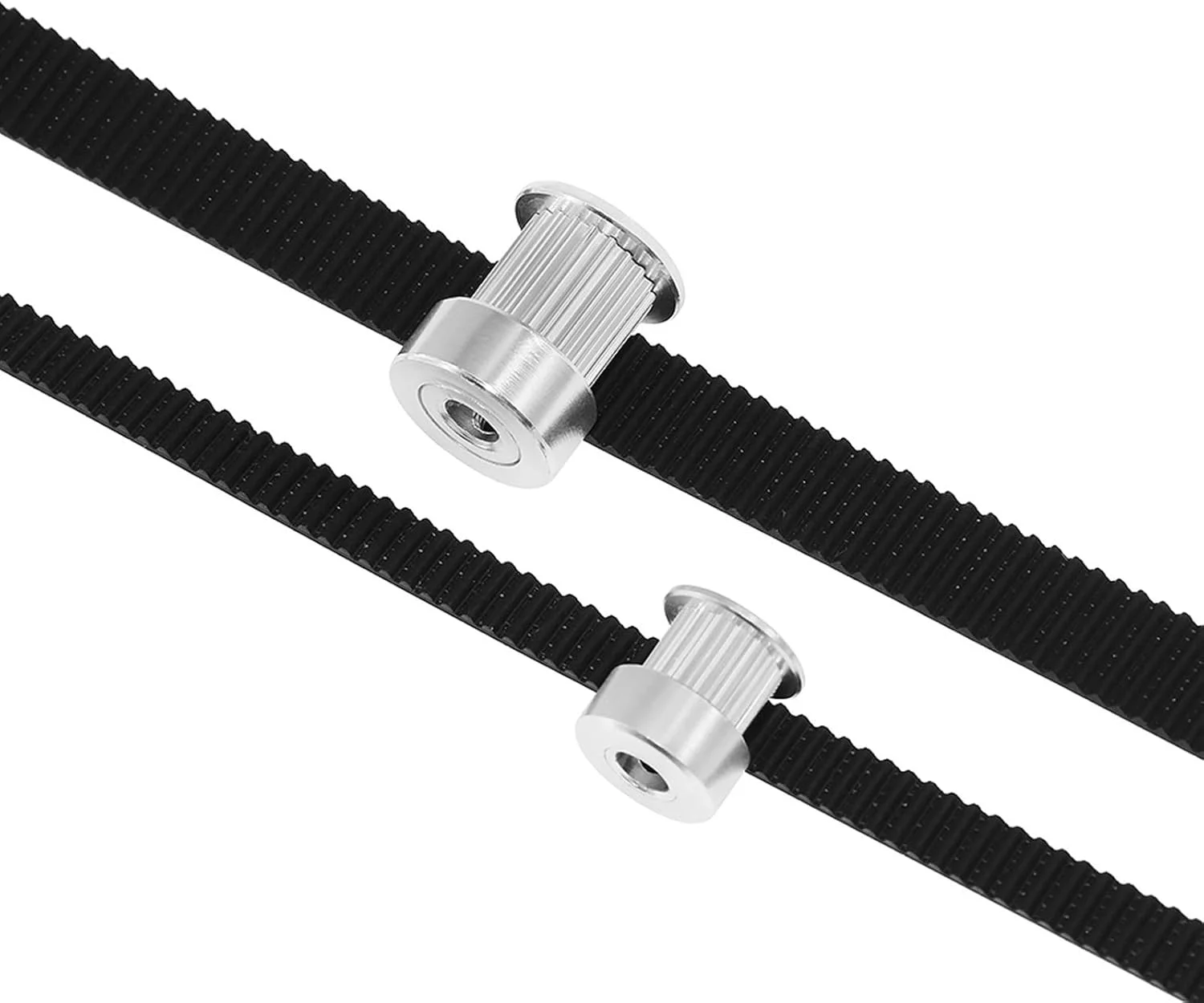 تسمه تایمینگ 5M GT2-6mm PU، با هسته فولادی، تسمه GT2 رنگ مشکی، عرض 6mm، بسته 5 متری برای تسمه تایمینگ پرینتر سه بعدی، سایز دقیق تسمه 2GT (جنس: لاستیک، عرض: 6mm)