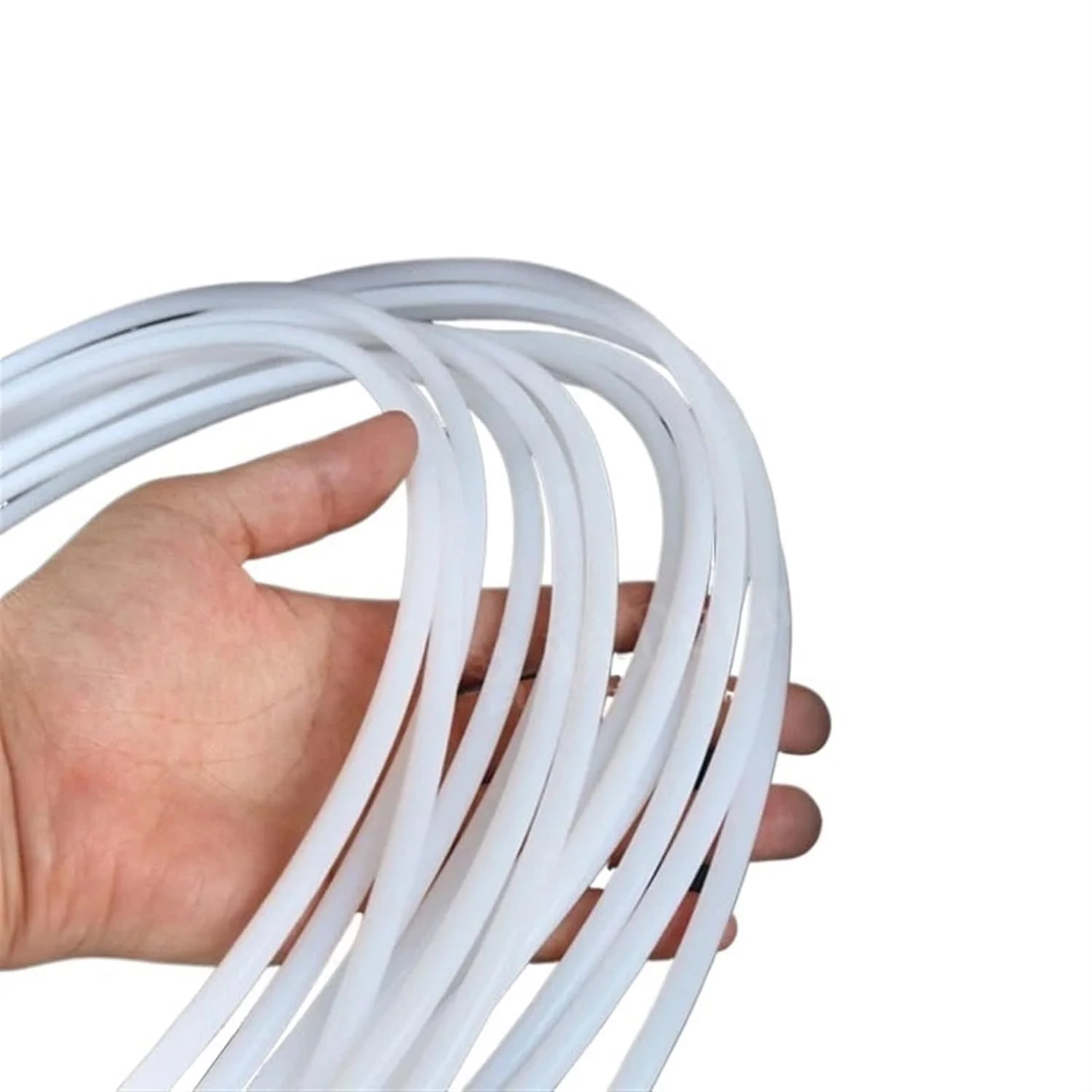 لوله PTFE سفید شیری شناسه داخلی 0.5mm تا 10mm روکش لوله 600V پرینتر سه بعدی (3 متر 3x5mm)