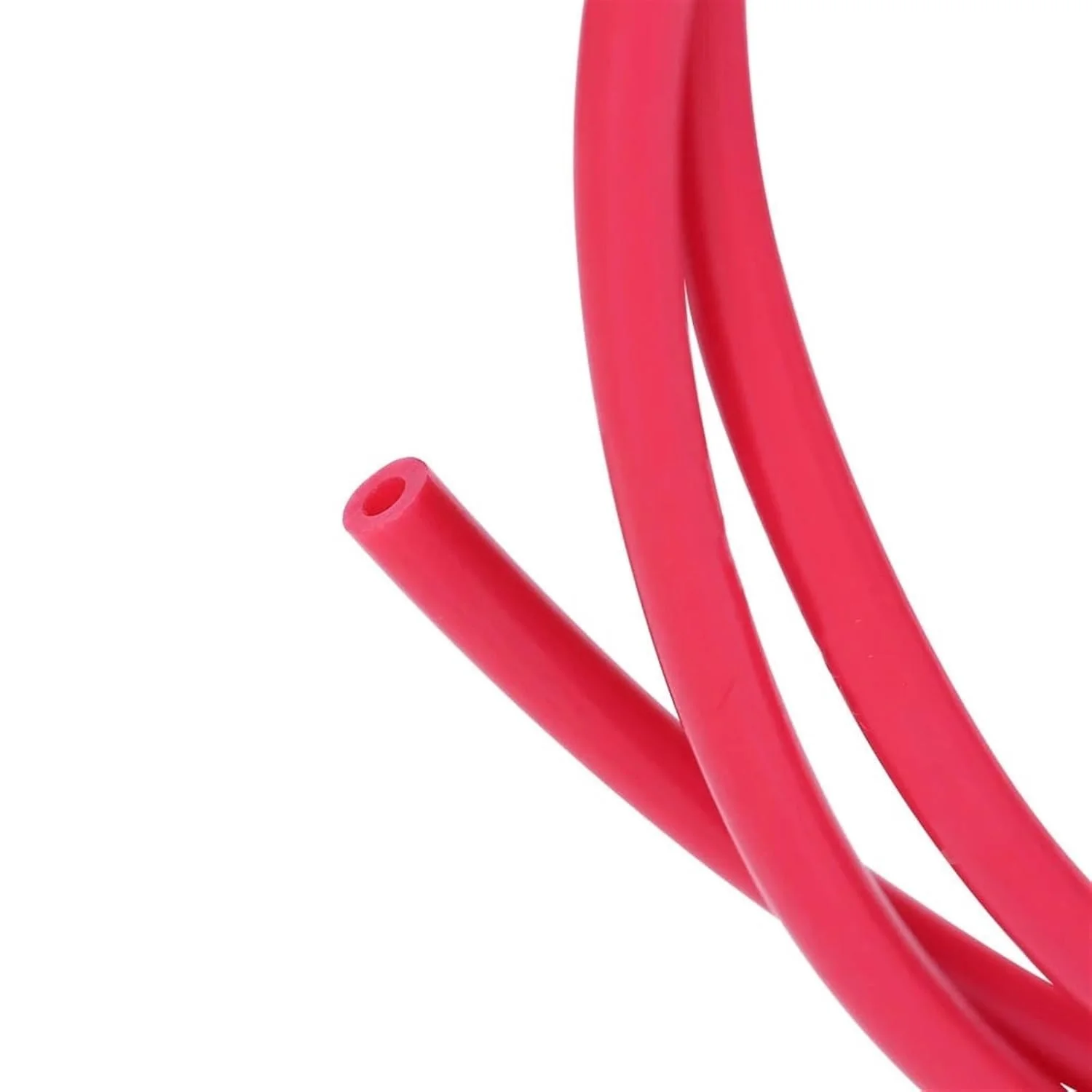 لوله PTFE با قطر داخلی 2 میلی‌متر و قطر خارجی 4 میلی‌متر، مناسب برای قطعات پرینتر سه بعدی و هدایت فیلامنت 1.75 میلی‌متری (قرمز، 3 متر)