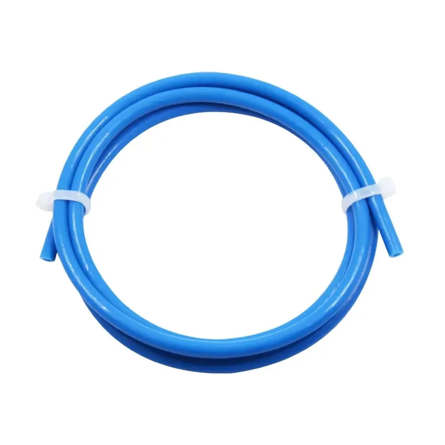 لوله تفلون 2mm x 4mm ID 2mm OD 4mm برای قطعات پرینتر سه بعدی، لوله راهنمای فیلامنت 1.75mm (آبی)