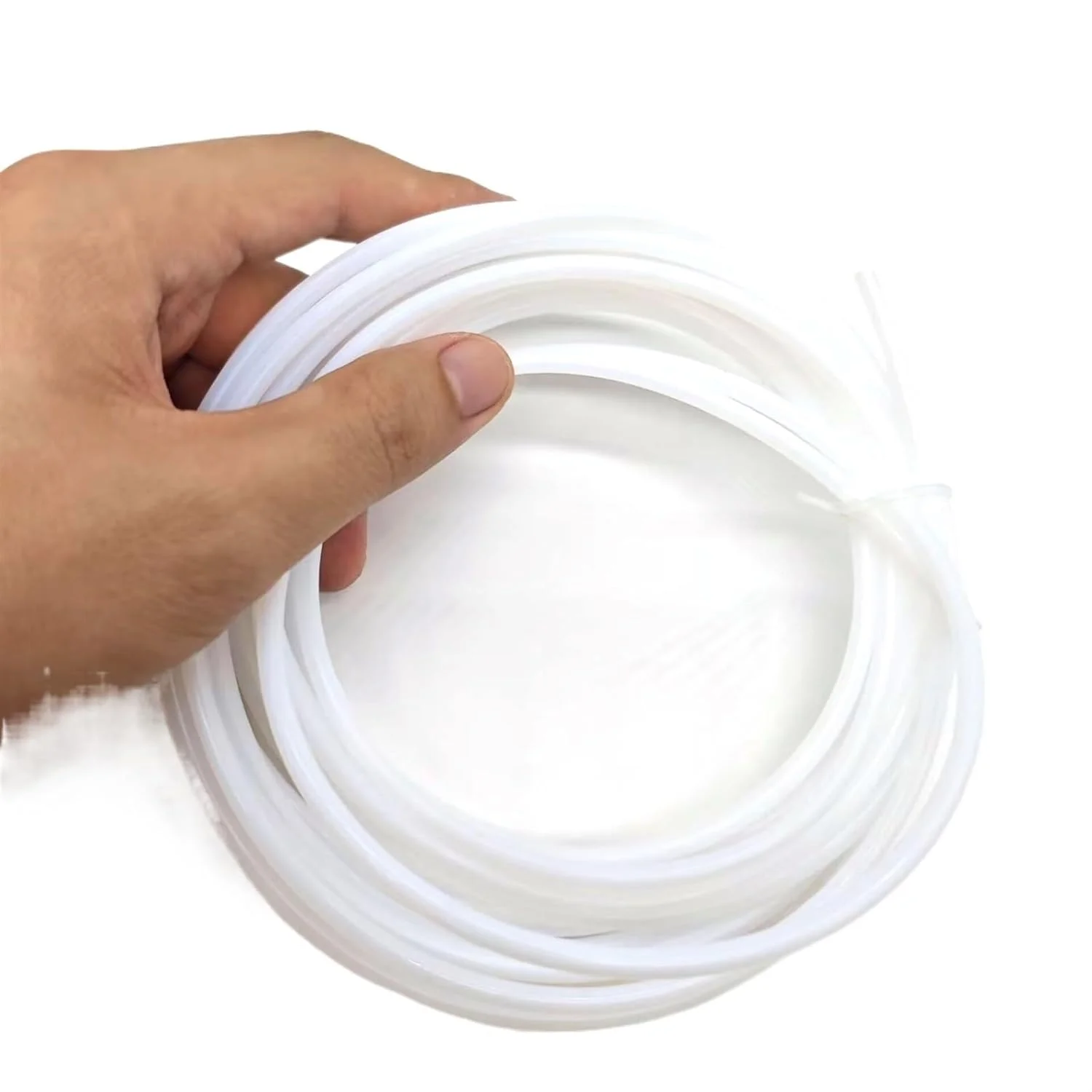 لوله PTFE قطعه پرینتر سه بعدی، لوله اکسترودر 1 متری برای فیلامنت 1.75mm و 3mm، قطر داخلی 0.3mm، 0.5mm، 1mm، 2mm، 3mm، 4mm (قطر داخلی 3mm در 4mm)