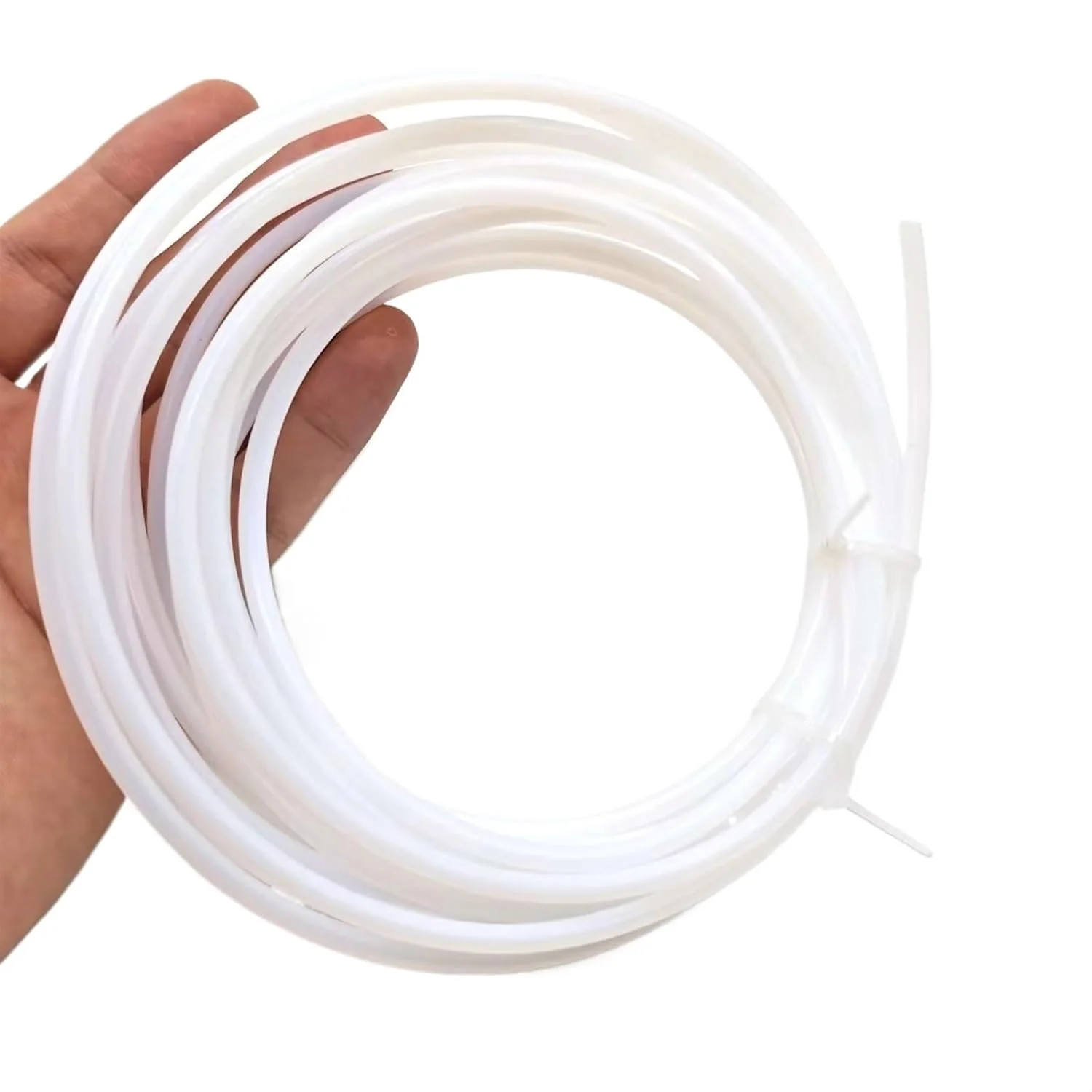 لوله PTFE قطعه پرینتر سه بعدی، لوله اکسترودر برای قسمت داغ، مناسب برای فیلامنت 1.75mm و 3mm، قطر داخلی 2mm، 1mm، 3mm، قطر خارجی 4mm، طول 1 متر (قطر داخلی 1mm x 2mm)