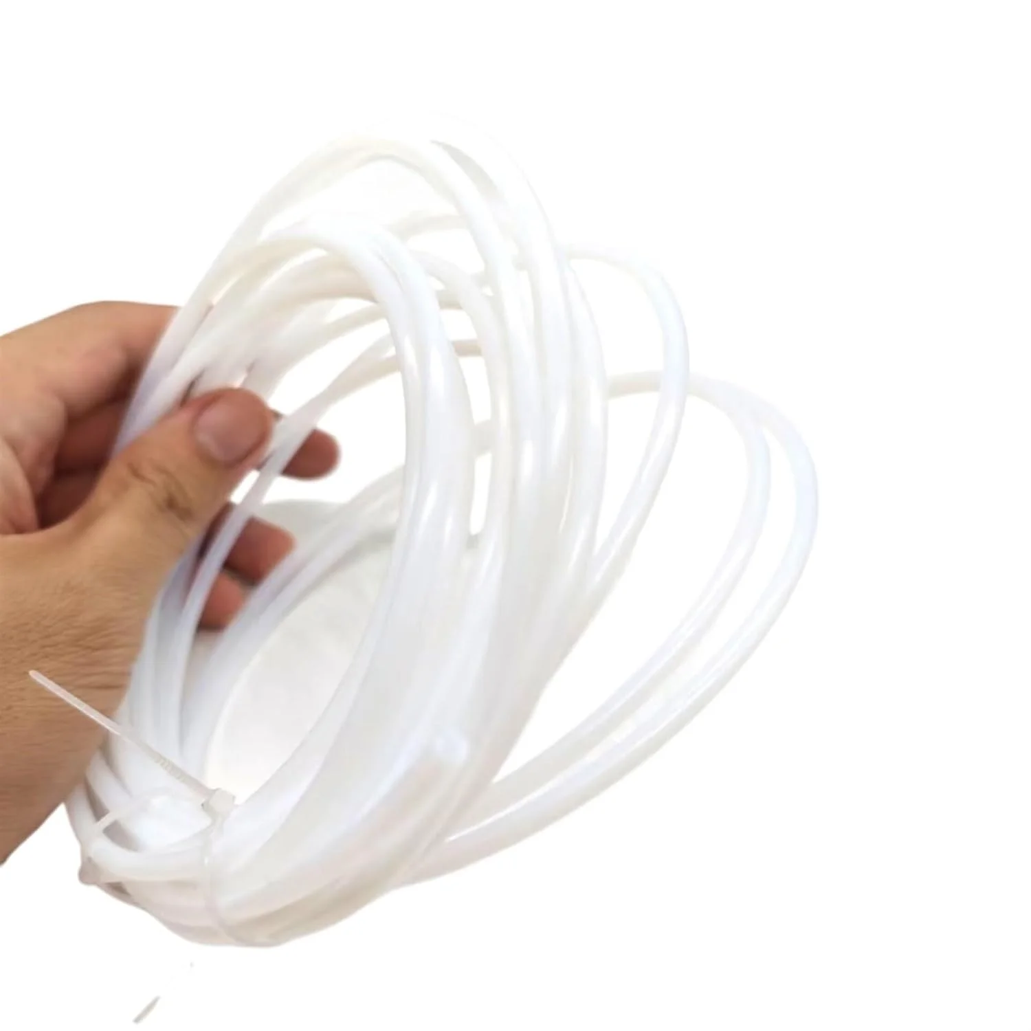 لوله PTFE پرینتر سه بعدی 8 متری برای اکسترودر 1.75mm 3mm با قطر داخلی 2mm 3mm 4mm (قطر داخلی 4mm قطر خارجی 6mm)