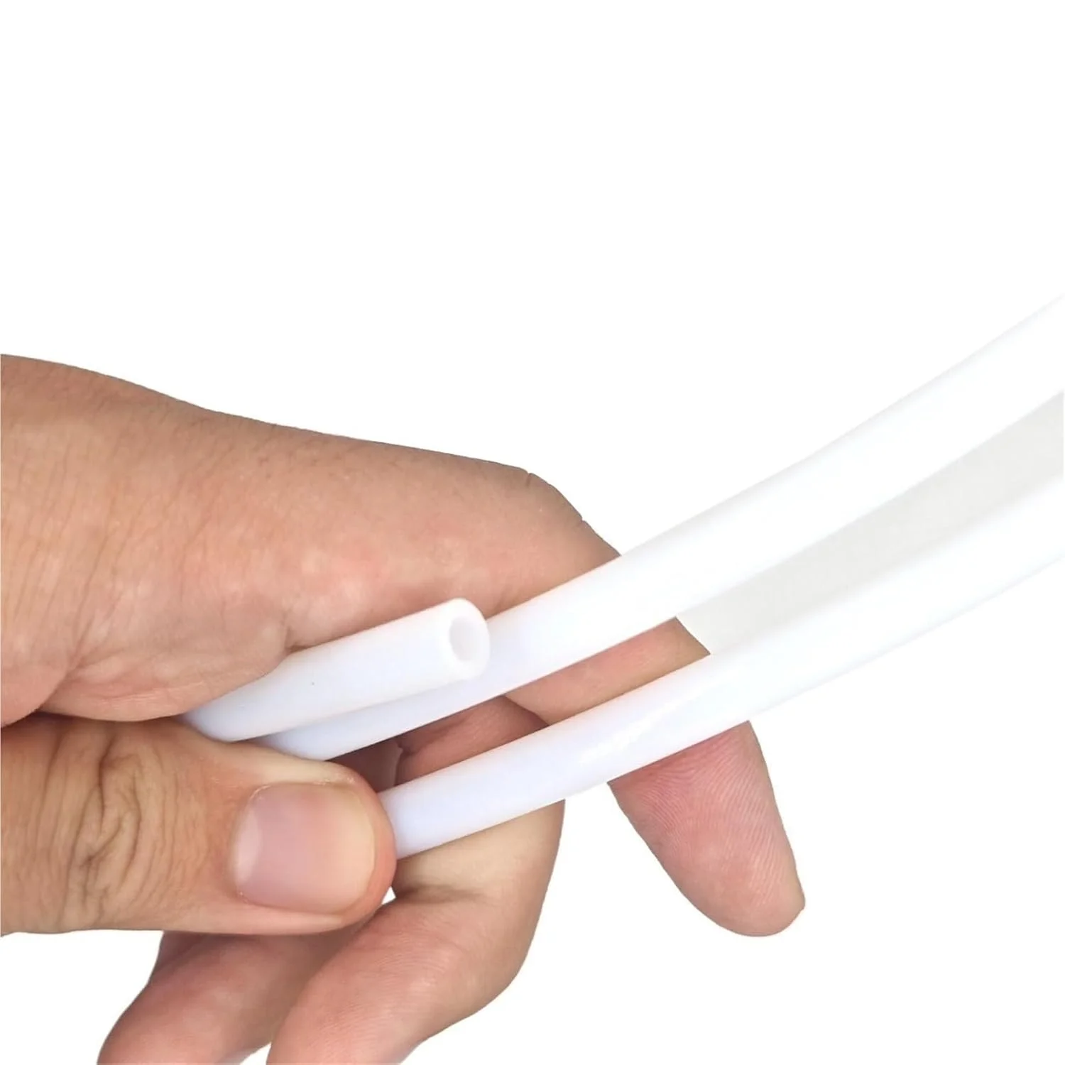 لوله PTFE به طول 1 متر برای قطعات پرینتر سه بعدی، اکسترودر، قسمت داغ، فیلامنت 1.75mm/3mm با شناسه داخلی 1mm 2mm 3mm 4mm (شناسه داخلی 2mm، قطر خارجی 3mm)