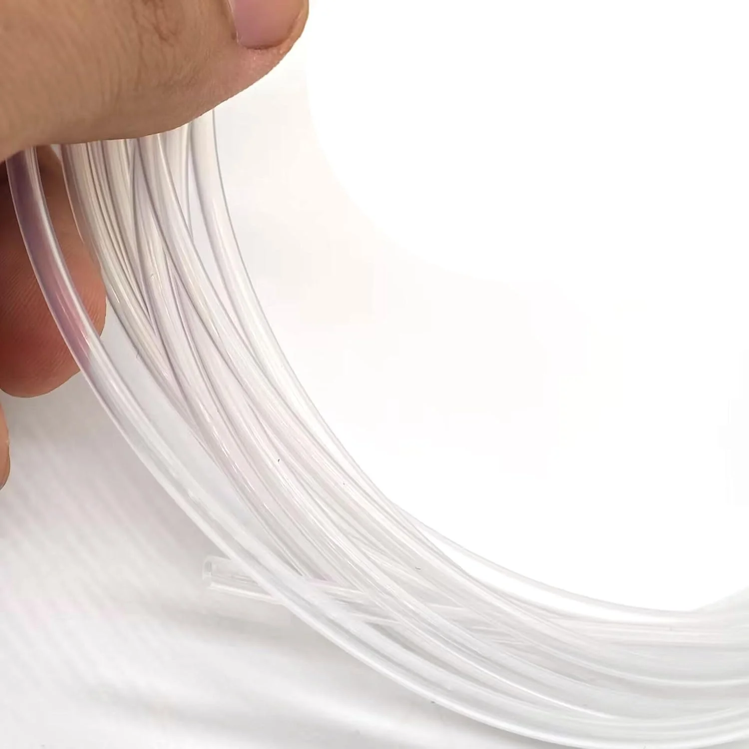 لوله PTFE یک متری شفاف برای قطعات پرینتر سه بعدی، اندازه ۲ در ۴ میلی‌متر مناسب برای اکسترودر هات اند (قطر داخلی ۲ میلی‌متر، قطر خارجی ۳ میلی‌متر)