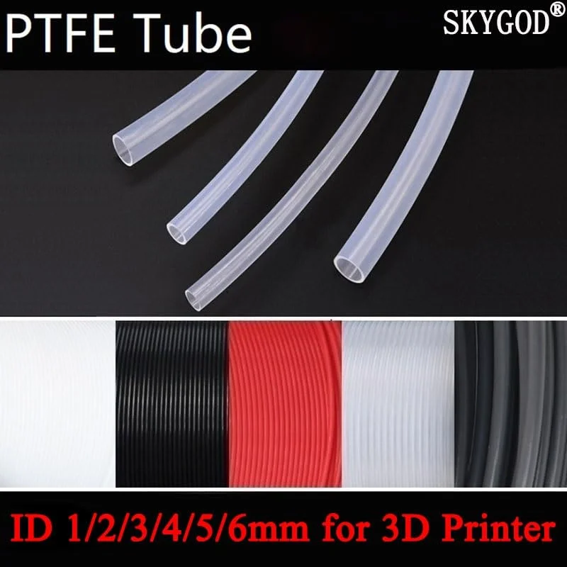 لوله PTFE FEP یک متری با قطرهای 1، 2، 3، 4، 5، 6 و 8 میلیمتر برای قطعات پرینتر سه بعدی (مشکی، قطر داخلی 2 میلیمتر در قطر خارجی 3 میلیمتر) لوله PTFE FEP یک متری با قطرهای 1، 2، 3، 4، 5، 6 و 8 میلیمتر برای قطعات پرینتر سه بعدی (مشکی، قطر داخلی 2 میلیمتر در قطر خارجی 3 میلیمتر)