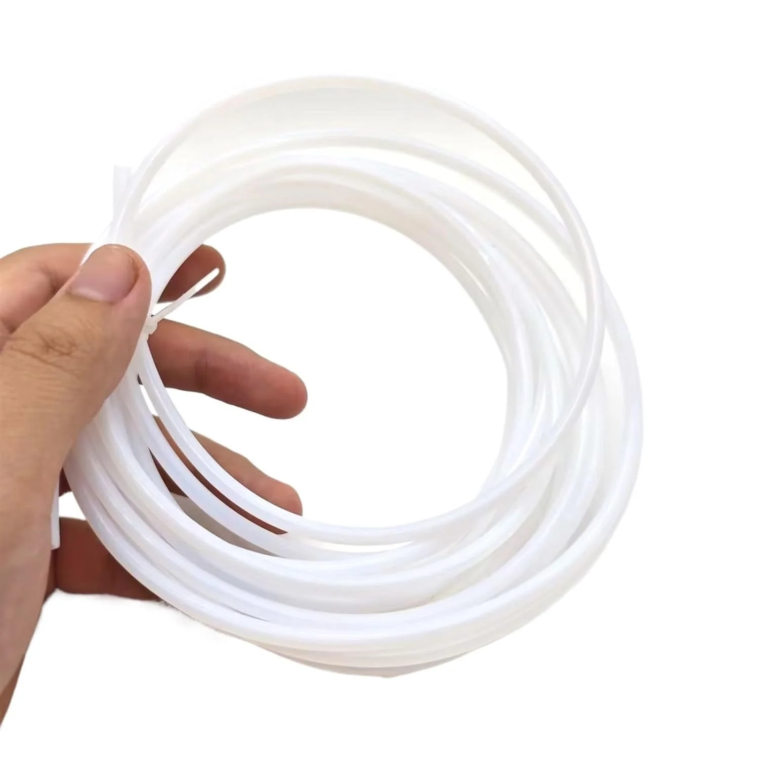 لوله PTFE با طول 1 متر، 2 متر و 5 متر، در اندازه های 2x4mm، 2x3mm و 4x6mm، مناسب برای قطعات پرینتر سه بعدی و هدایت فیلامنت 1.75mm (شناسه 4mm، قطر خارجی 6mm، طول 2 متر)