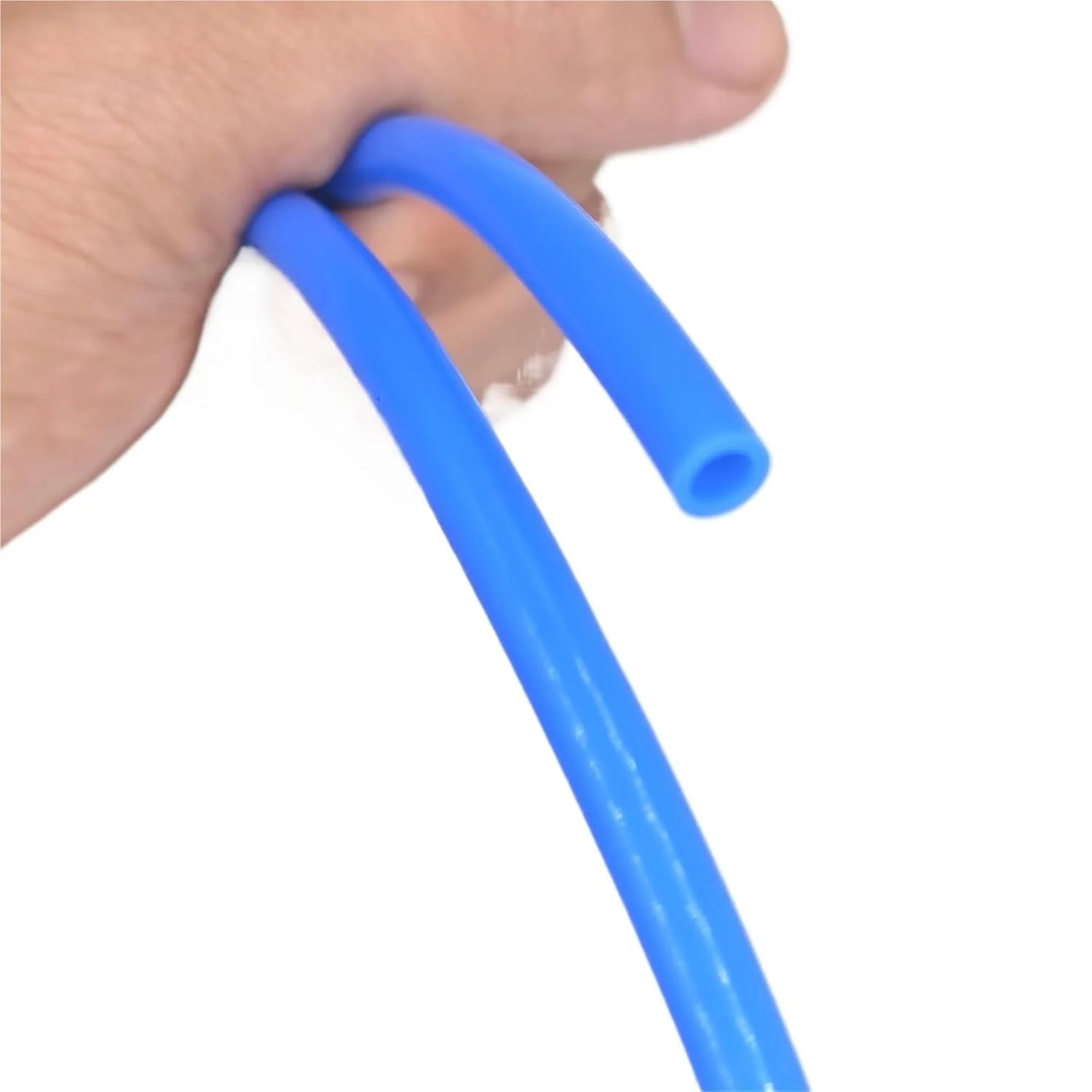 لوله PTFE آبی رنگ 1 متری 2 متری 5 متری 2x4 میلی متری برای قطعات پرینتر سه بعدی، لوله راهنمای فیلامنت 1.75 میلی متری (5 متری)