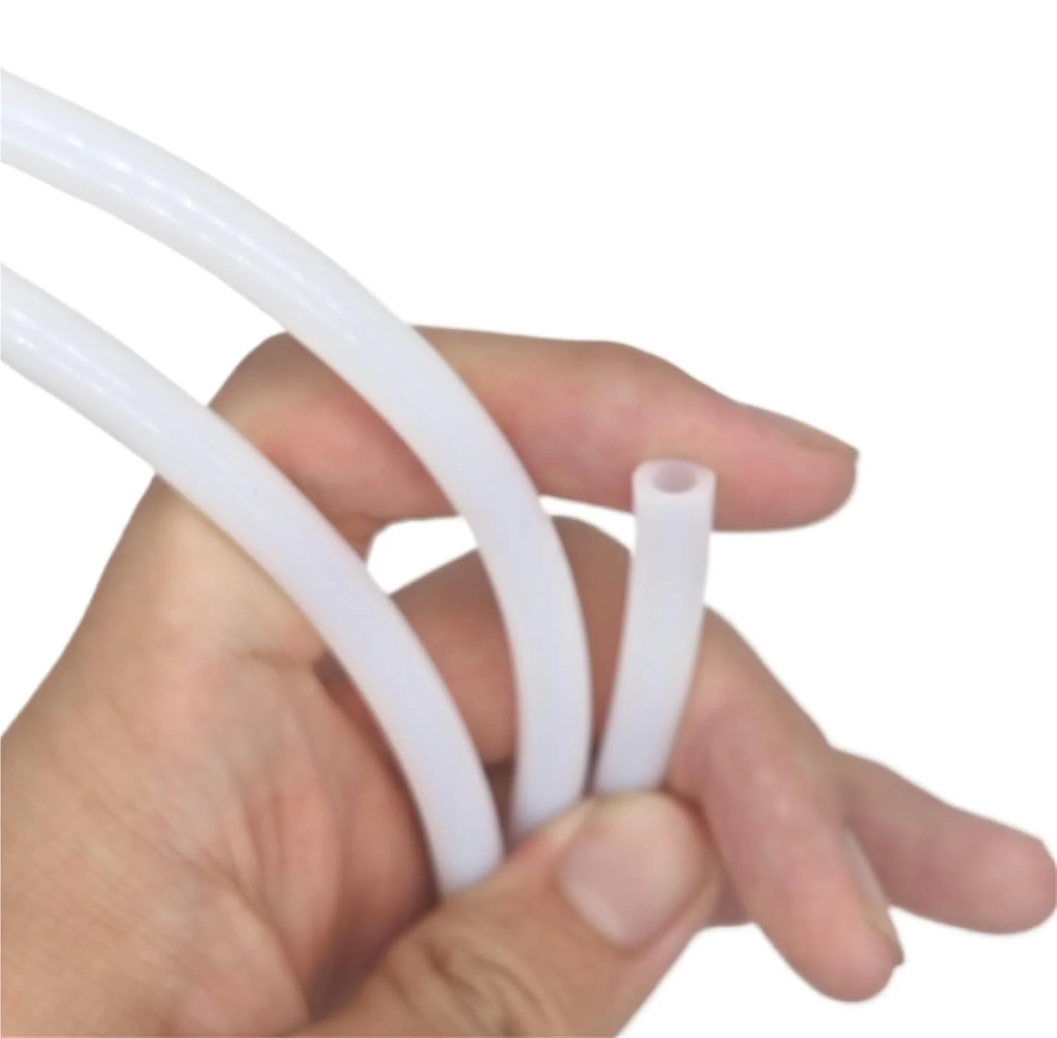 لوله PTFE F46 عایق آستین شیلنگ تفلون غلاف قطعه پرینتر سه بعدی لوله سخت اکسترودر داغ (0.3mm 0.5mm 0.6mm 0.8mm 1mm) (5mm x 7mm)