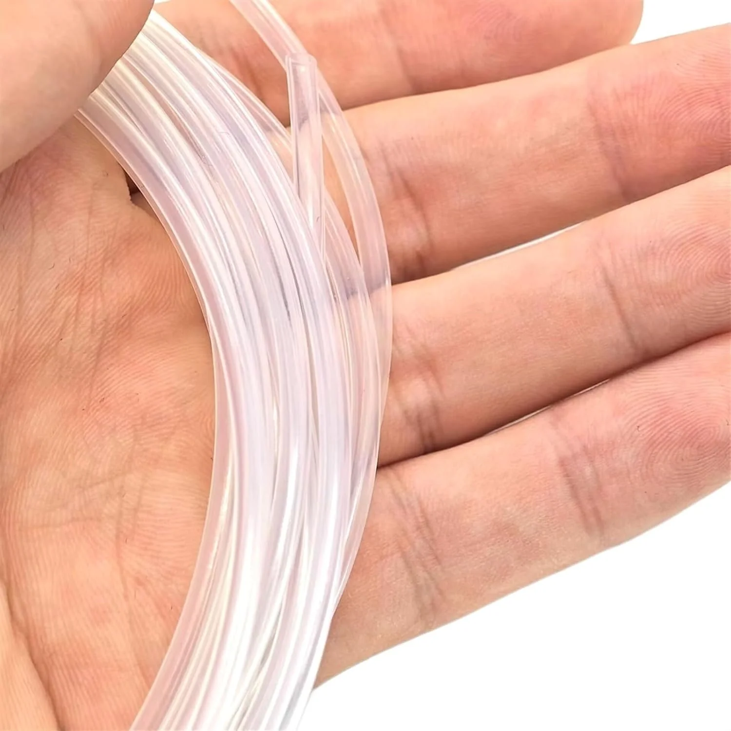 لوله PTFE یک متری برای قطعات پرینتر سه بعدی، شناسه لوله 0.5mm 1mm 2mm 2.5mm 7mm 8mm، شیلنگ عایق F46، لوله صلب 600V 3KV (شفاف، شناسه 11mm x قطر خارجی 13mm)