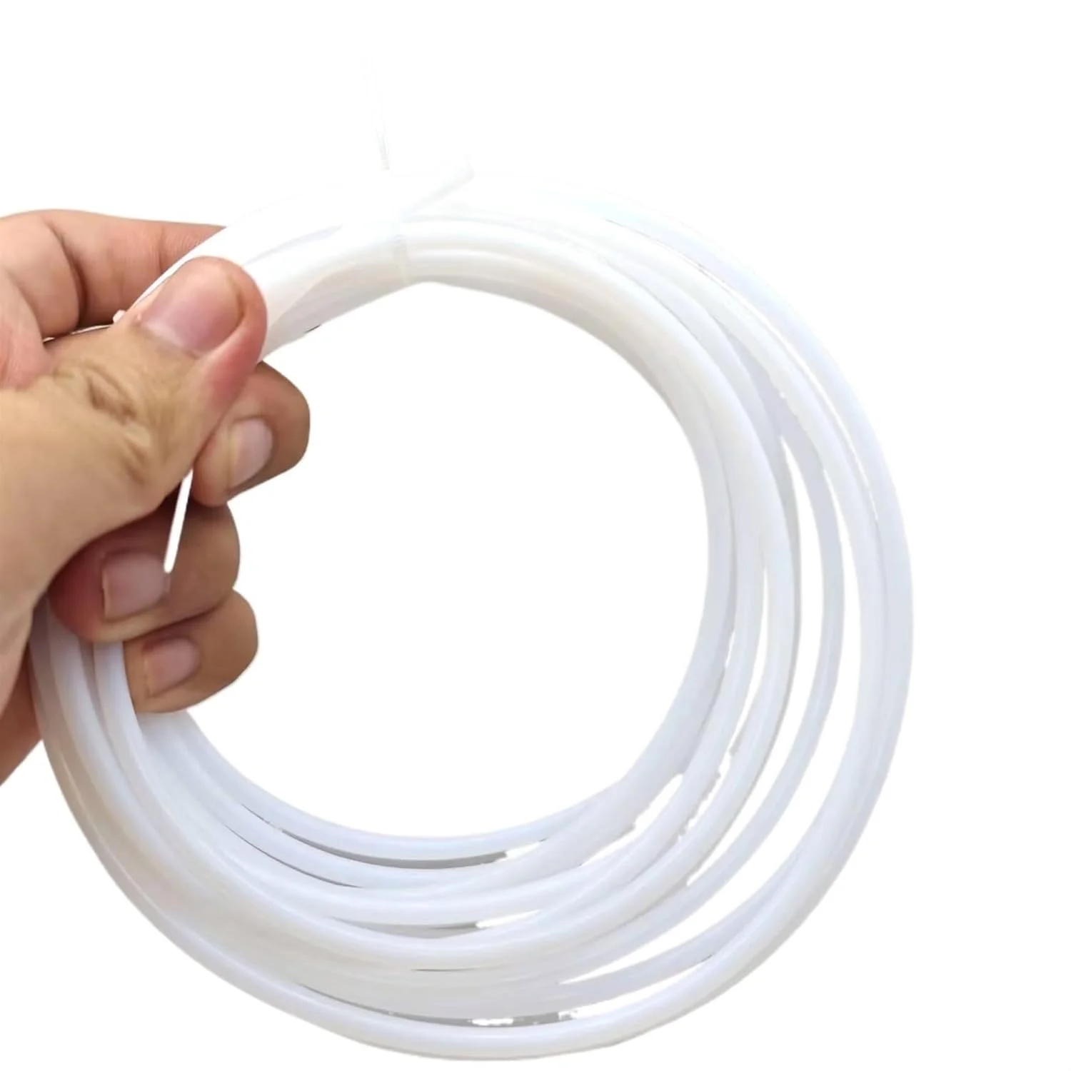شیلنگ عایق F46 یک متری لوله PTFE FEP برای قطعات پرینتر سه بعدی، شناسه لوله 0.5mm 1mm 2mm 2.5mm 16mm 18mm 20mm لوله سخت 600 ولت (سفید، شناسه 2mm x قطر خارجی 3mm)