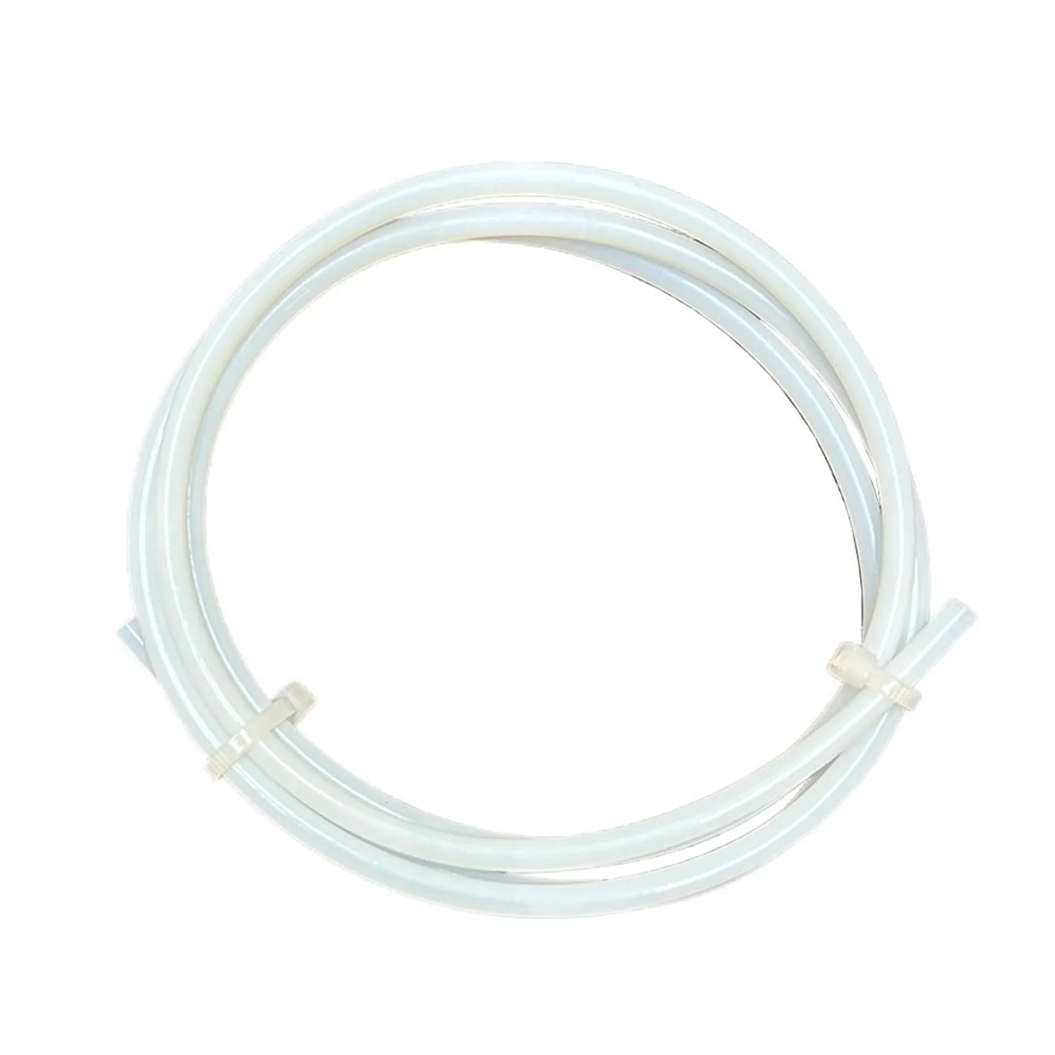 لوله تغذیه PTFE قطعات پرینتر سه بعدی 2mm x 4mm 1.75mm لوله تفلون مقاوم در برابر درجه حرارت بالا لوله راهنمای از راه دور پرینتر سه بعدی (سفید، 5 متر)