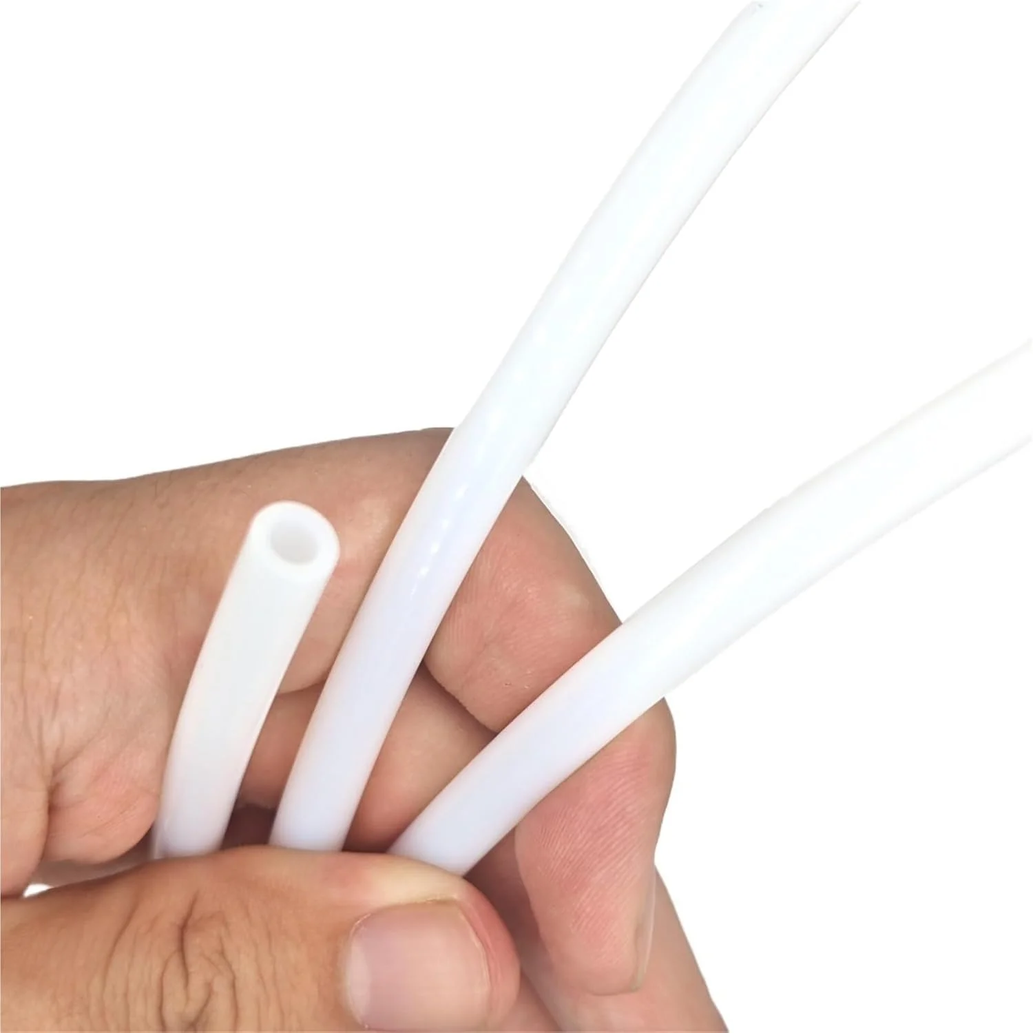 لوله PTFE برای تغذیه فیلامنت 1.75mm و 3mm، لوله قابل حمل برای قطعات پرینتر سه بعدی (شناسه 4mm، قطر خارجی 6mm)