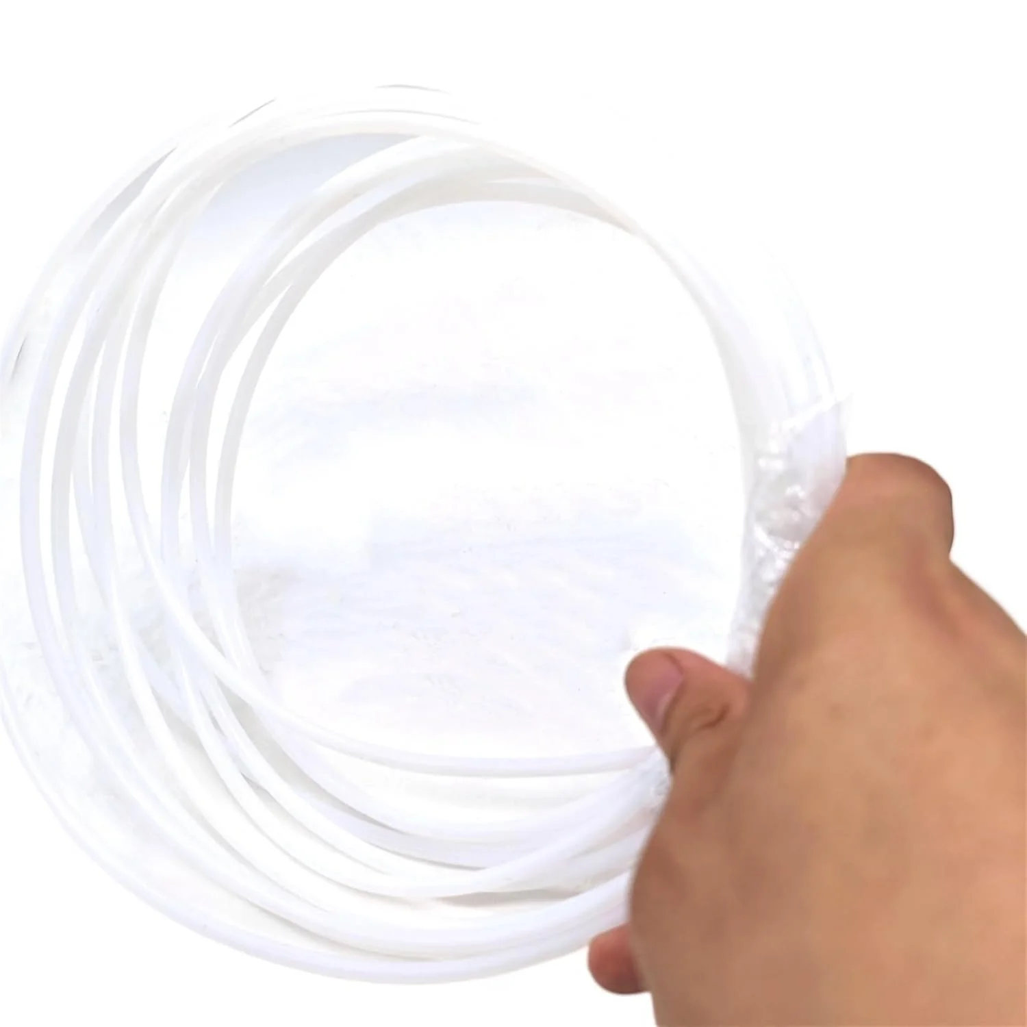 لوله PTFE اکسترودر برای قسمت داغ، مناسب فیلامنت 1.75 میلی‌متری و 3.0 میلی‌متری با قطر داخلی 2 میلی‌متر و 1 میلی‌متر و 3 میلی‌متر و قطر خارجی 4 میلی‌متر، قطعات پرینتر سه بعدی، 1 متر (قطر داخلی 2 میلی‌متر، قطر خارجی 4 میلی‌متر)