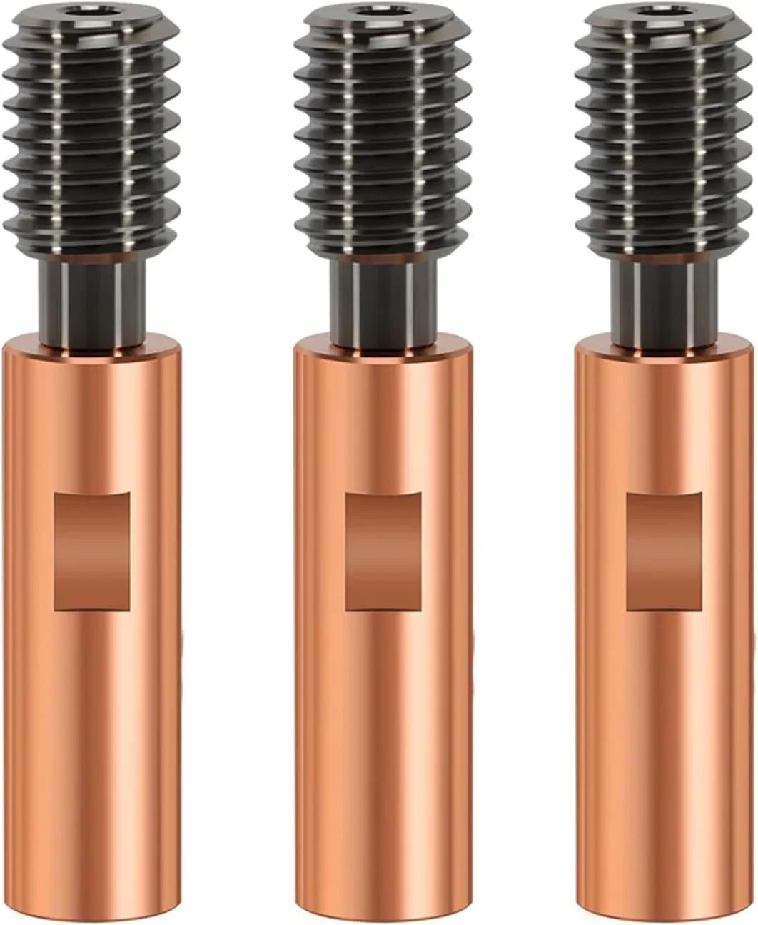 لوله گلوئی آلیاژ دوفلزی M6x30mm لوازم جانبی پرینتر سه بعدی برای هات اند KP3S، 1/2/3 عدد