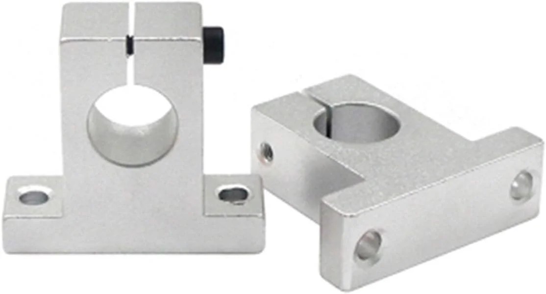 4 عدد بلوک جانبی راهنمای شفت بلبرینگ، نوع 8mm / 10mm / 12mm / 13mm / 16mm / 20mm، عمدتاً برای قطعات CNC، قطعات پرینتر سه بعدی، تجهیزات اتوماسیون و غیره استفاده می شود (اندازه: داخلی 25MM)