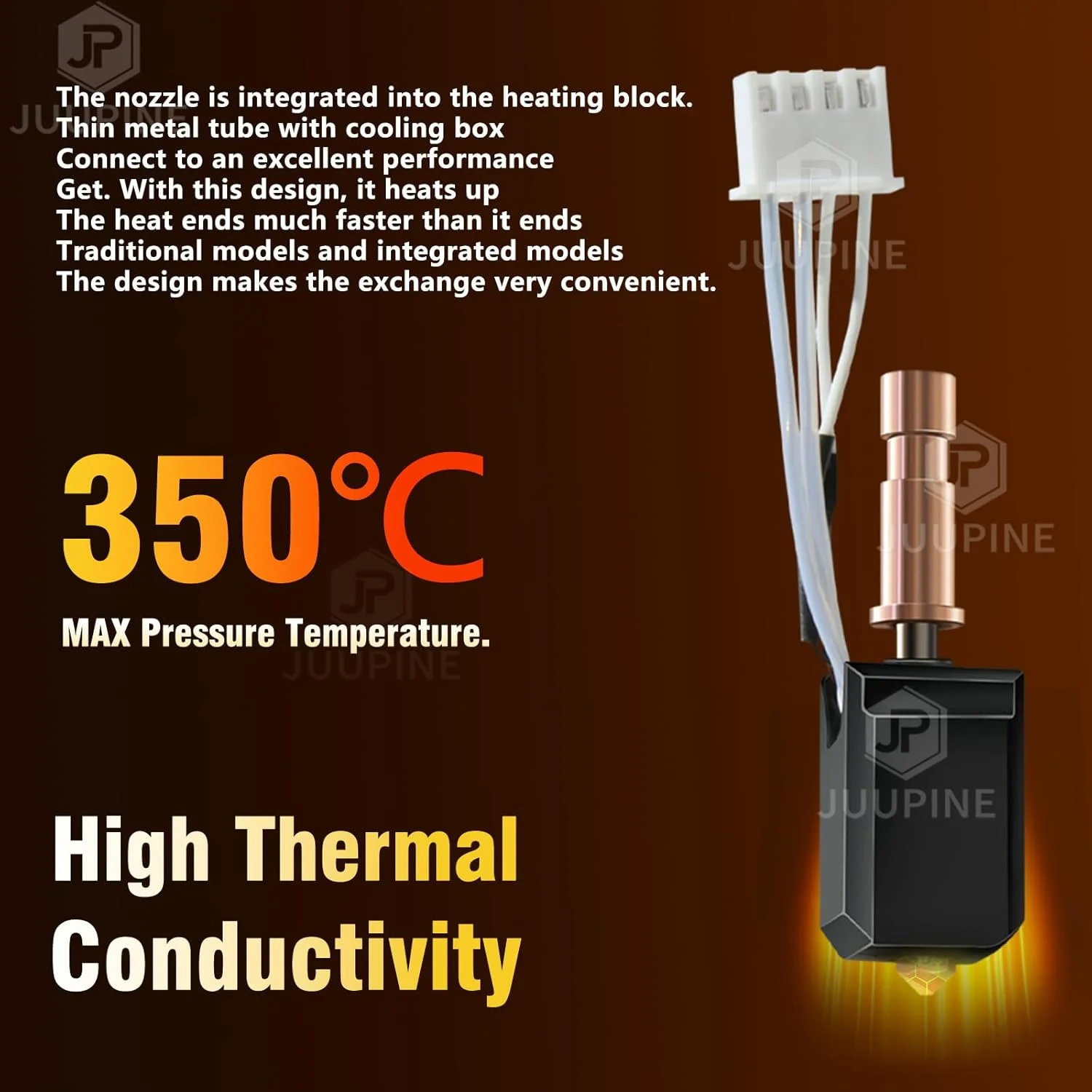 نازل سرامیکی سخت کاری شده ارتقا یافته سه عددی برای Kobra S1 Combo، هد چاپ استیل ضد زنگ 0.2MM 0.4MM 0.6MM، کیت اکسترودر، بلوک حرارتی، میله گرمایشی، ترمیستور، نازل برای Anycubic Kobra S1/ACE Pro