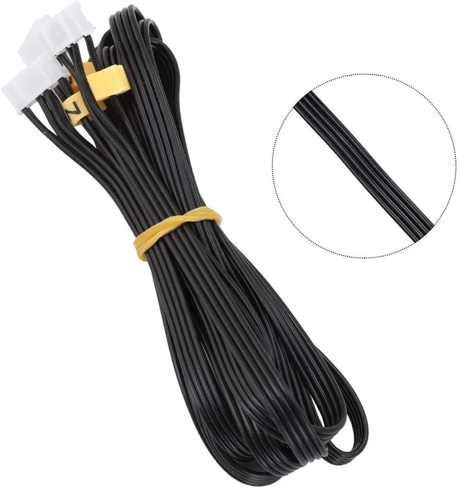 کابل افزایش طول موتور پرینتر سه بعدی Wendry، کابل موتور استپر پرینتر سه بعدی، لوازم جانبی اتصال موتور دو محور Z برای پرینتر سه بعدی سری CR-10/CR-10S، مشکی