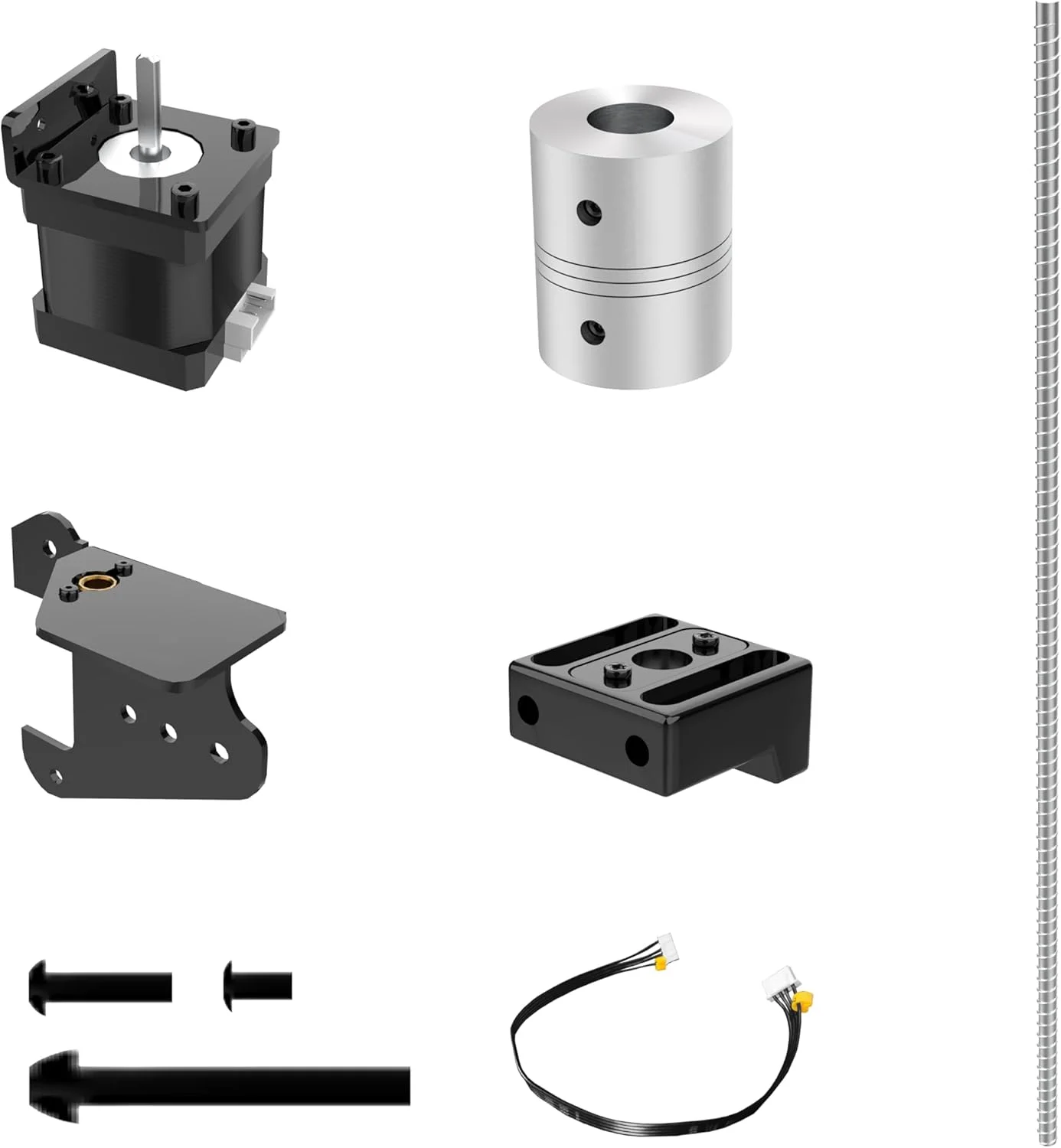 کیت ارتقاء محور Z دوگانه LONGER LK5 PRO، شامل پیچهای راهنما، نگهدارنده فلزی منبع تغذیه و موتور پلهای، مناسب برای کیت ارتقاء پرینتر سه بعدی LK5 PRO/LK5/LK1 کیت ارتقاء محور Z دوگانه LONGER LK5 PRO، شامل پیچهای راهنما، نگهدارنده فلزی منبع تغذیه و موتور پلهای، مناسب برای کیت ارتقاء پرینتر سه بعدی LK5 PRO/LK5/LK1