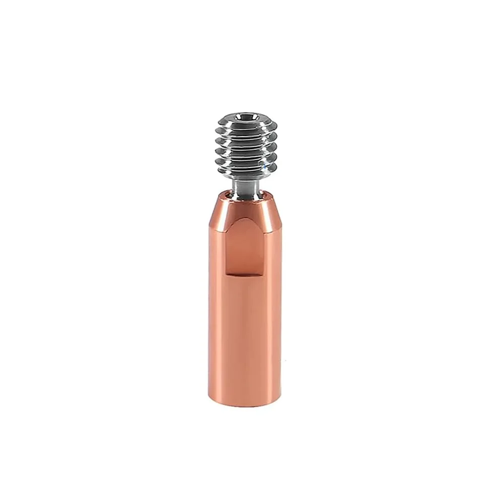 نازل گلو تیتانیومی و مسی دو فلزی ارتقا یافته Ender 3، هیت بریک دو فلزی تمام فلزی صاف 1.75 میلی متری برای پرینتر سه بعدی Ender 3 V2 Ender 3 Pro CR10 (گلو دو فلزی CR10)