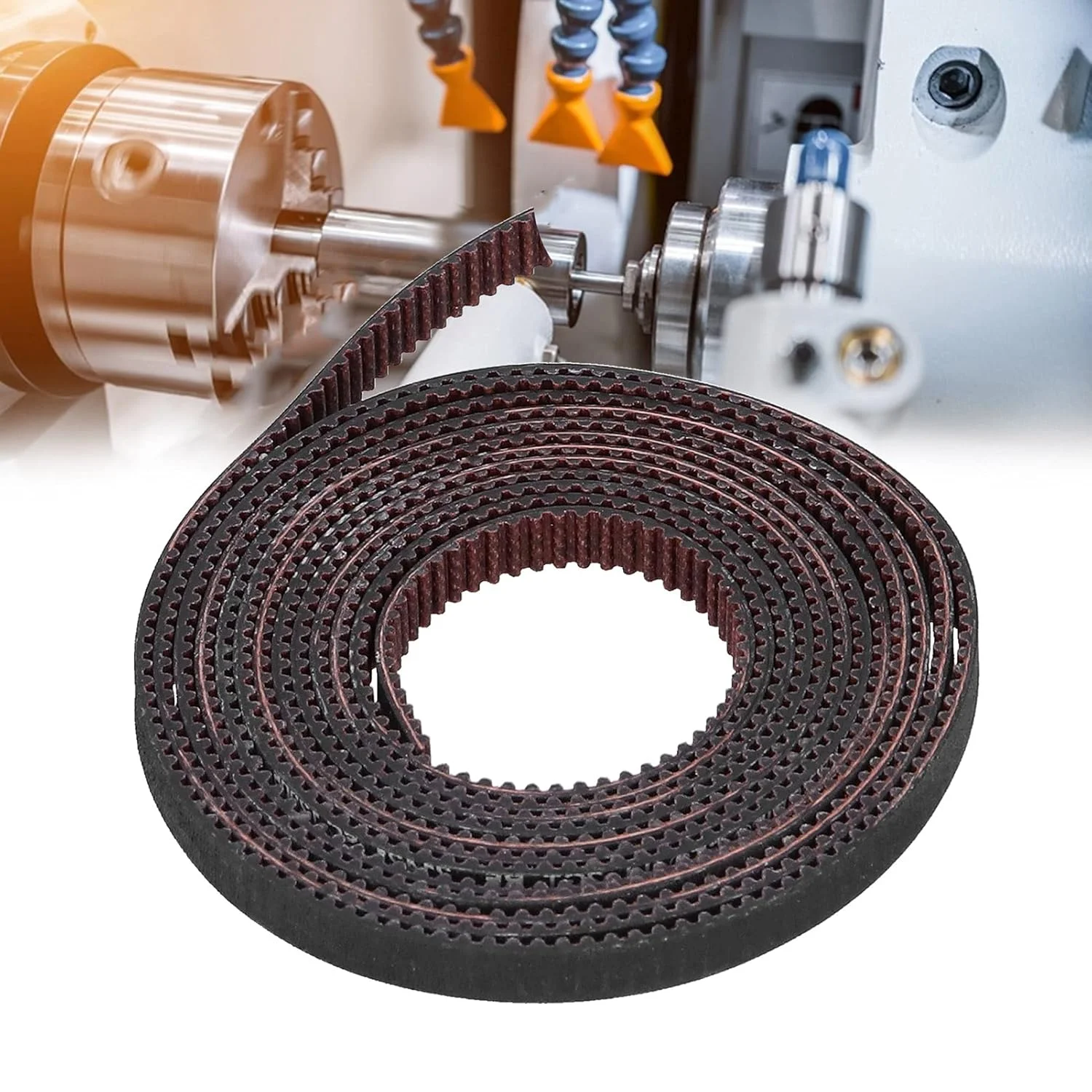 تسمه تایمینگ باز لاستیکی همزمان، تسمه محرک ضد لغزش همزمان برای لوازم جانبی قطعات پرینتر سه بعدی 2GT 6RF 2 متری