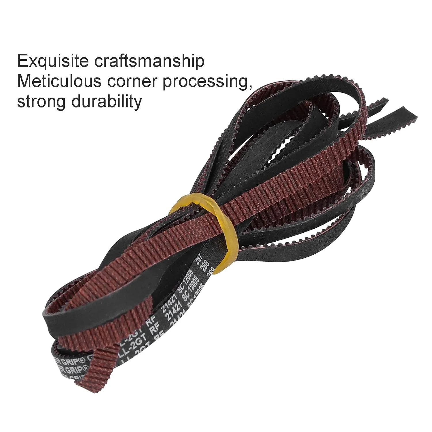 تسمه تایمینگ باز لاستیکی همزمان، تسمه محرک ضد لغزش همزمان برای لوازم جانبی قطعات پرینتر سه بعدی 2GT 6RF 2 متری