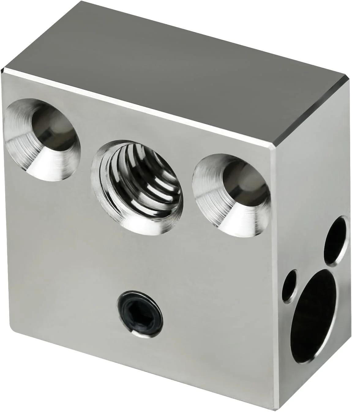 بلوک گرمکن مسی روکش‌دار CR-10 با دمای بالا برای اکسترودر MK8، هات‌اند تمام فلزی Creality، Ender3 V2، Ender 3 pro، Ender 5 Pro Plus، پرینتر سه بعدی CR10 S4 S5 (مسی)