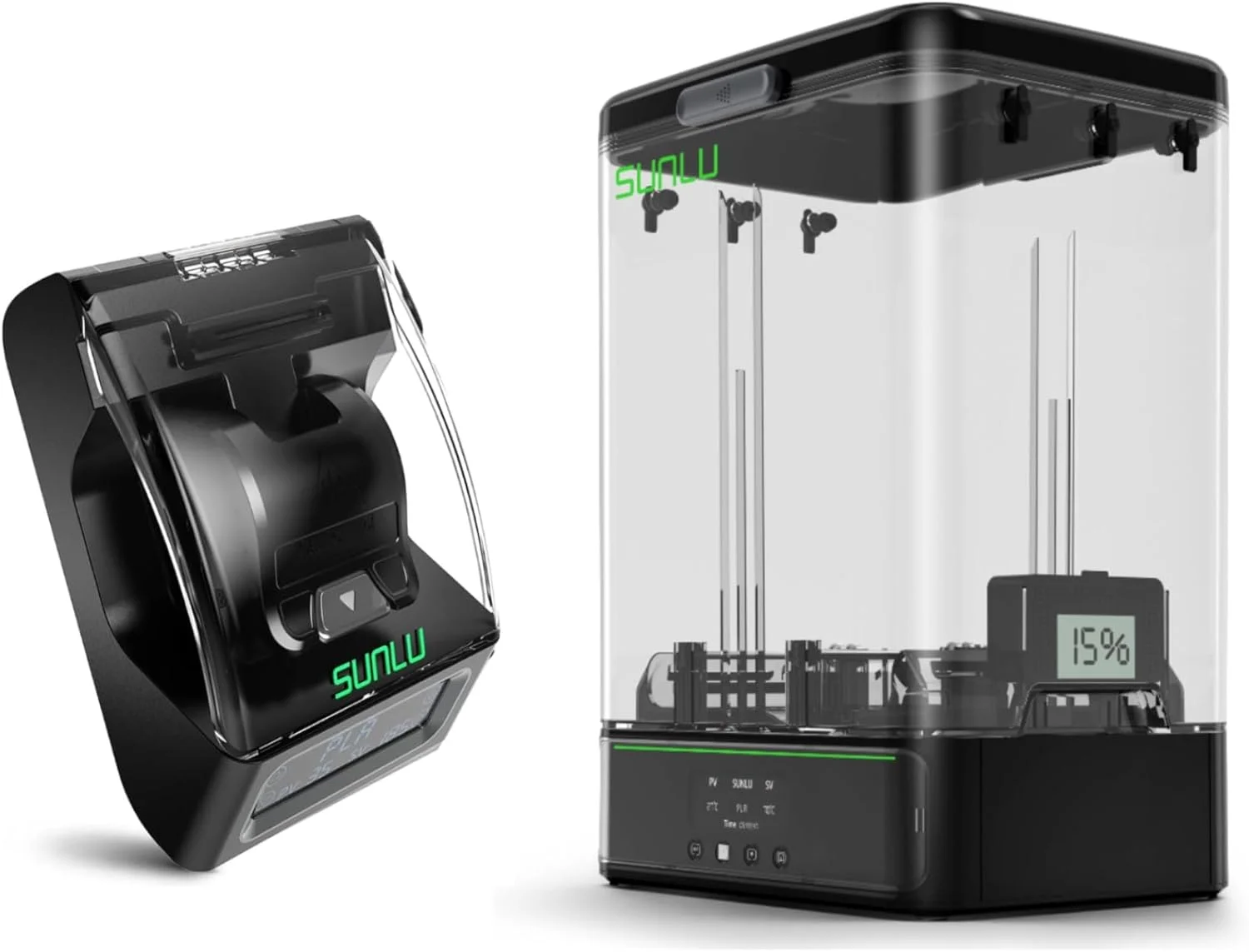 اتصال دهنده رسمی فیلامنت SUNLU و خشک کن فیلامنت SP2 برای فیلامنت پرینتر سه بعدی