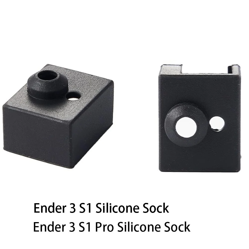 ۶ عدد جوراب سیلیکونی برای اکسترودر Ender 3 S1، سازگار با پرینترهای سه بعدی Ender 3 S1/Ender 3 S1 Pro/Ender 3 S1 Plus، CR10 Smart Pro/Sermoon V1 Pro