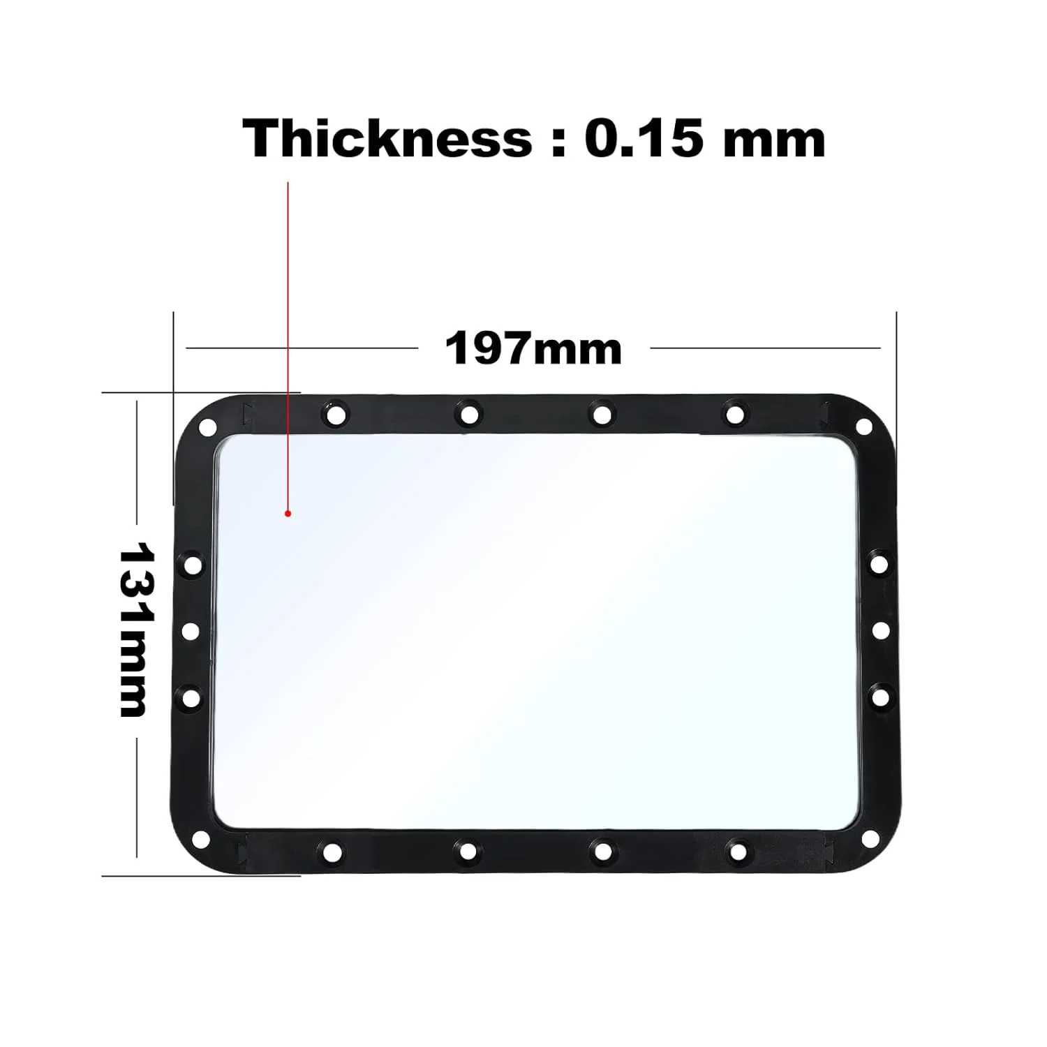 دو عدد فیلم رهاسازی FEP جایگزین برای Anycubic Photon Mono 2 / Mono 4، طراحی یکپارچه ارتقا یافته فیلم FEP مخزن رزین برای لوازم جانبی پرینتر سه بعدی، 197x131x0.15mm