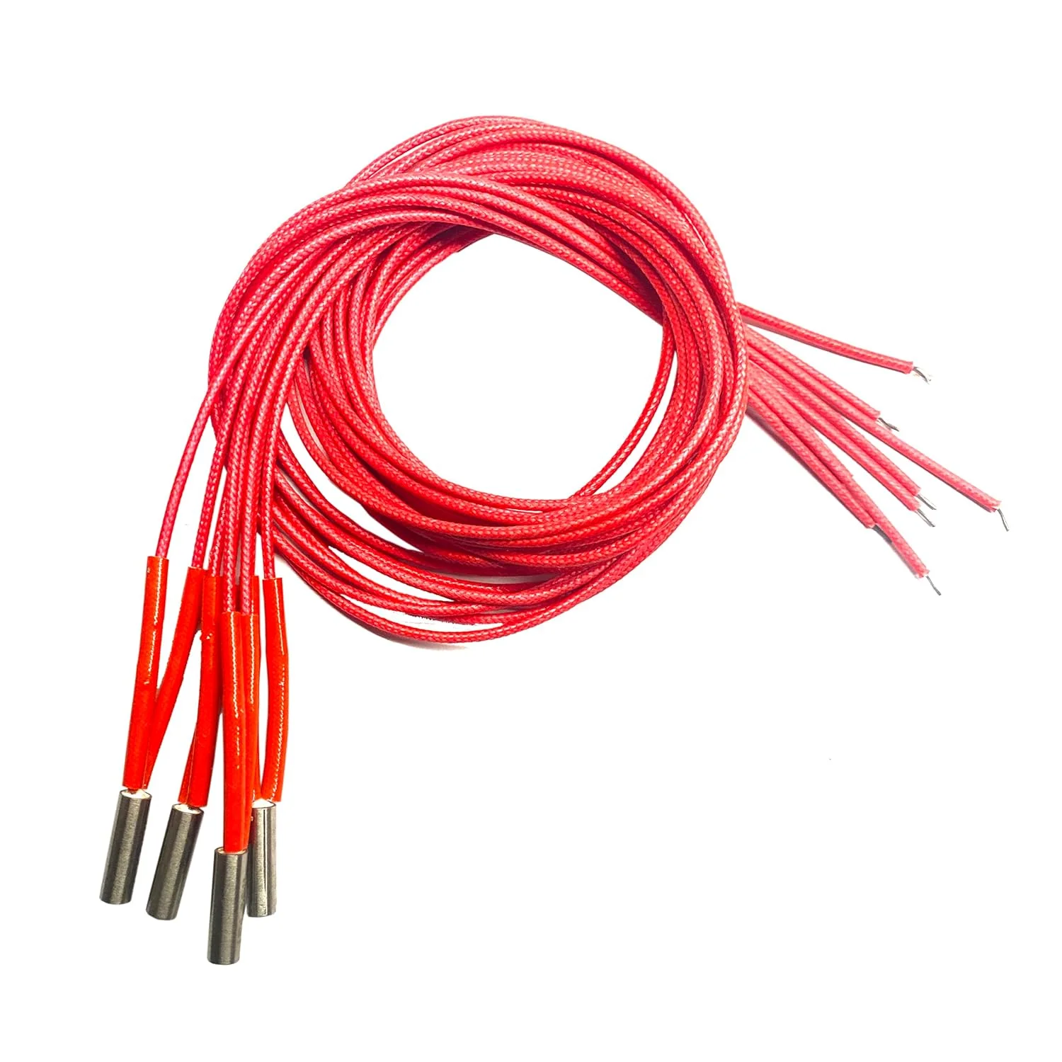 قطعات پرینتر سه بعدی رانیت، المنت کارتریجی 6x15mm، تیوب گرمایشی 12 ولت 40 وات با سیم 1 متری (12V-40W, 6 x 15mm)