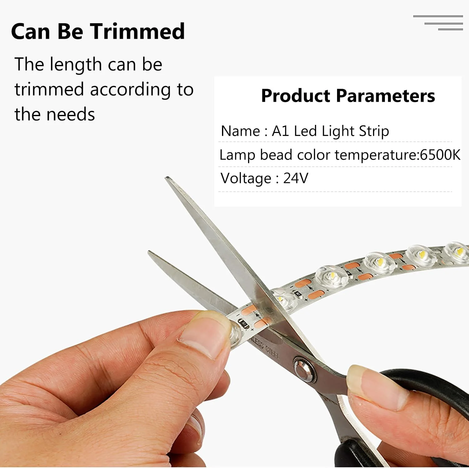 کیت نوار چراغ LED ارتقا یافته برای پرینتر سه بعدی Bambu Lab A1، با کلید تنظیم روشنایی نور، نصب آسان نوار چراغ LED 24 ولت، چراغ های با روشنایی بالا، قطعات جانبی پرینتر سه بعدی FDM