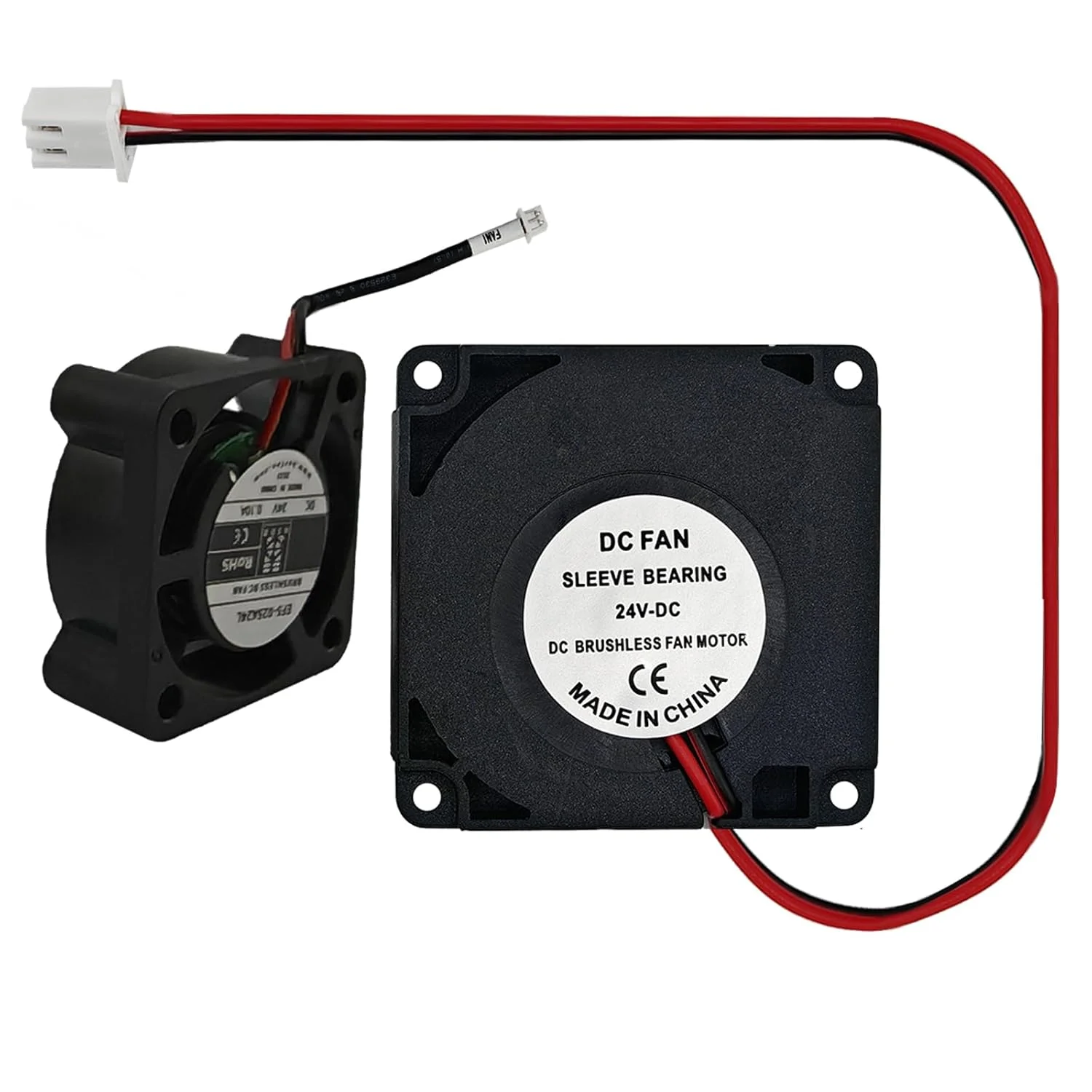 مجموعه فن های پرینتر سه بعدی، 1 عدد فن خنک کننده محوری 2510 DC 24V سازگار با Ender 3 V3 SE/CR-10 SE/Ender 3 V3 KE، 1 عدد فن توربو 4010 DC 24V سازگار با Ender 3/Pro,Ender 3 V2