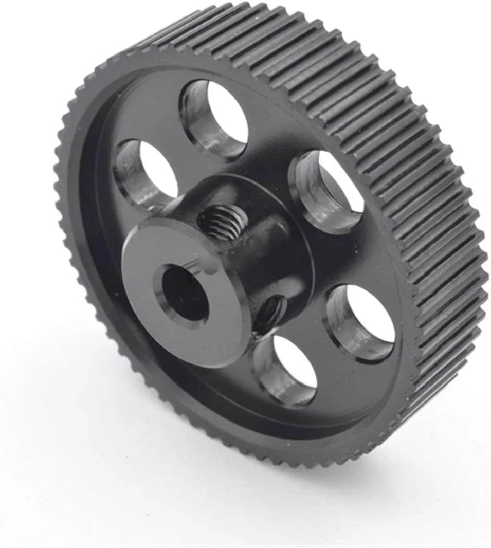 پولی تایمینگ 64 دندانه 2MGT 2GT، سوراخ 5 میلی متر برای تسمه سنکرون باز GT2 2M عرض 9 میلی متر، 64 دندانه 64T دقت موقعیت یابی پرینتر سه بعدی