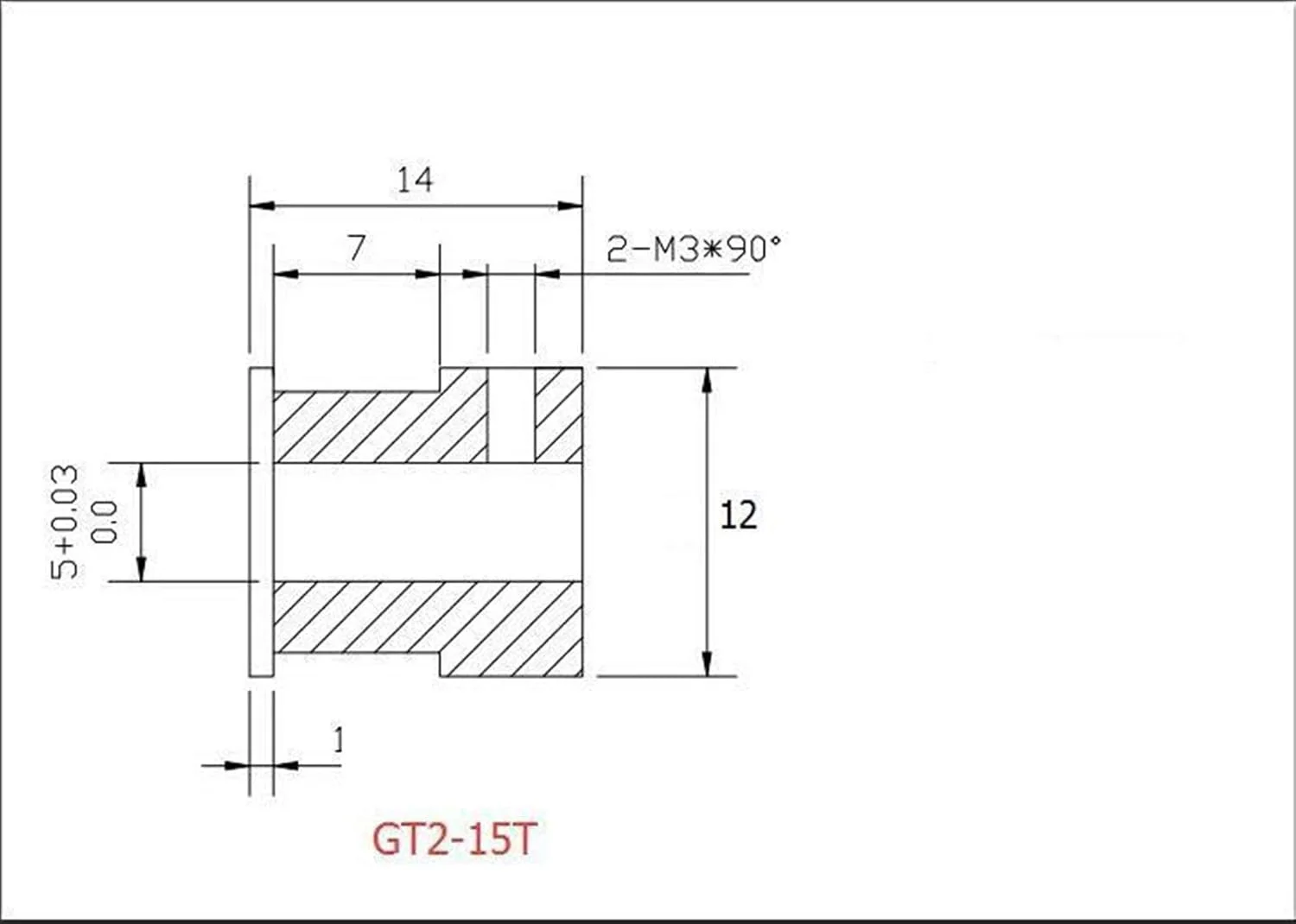 پولی تایمینگ Jinchao-Timing GT2 با 60 دندانه و 15 دندانه، نسبت کاهش 4:1/1:4، عرض تسمه 6 میلی متر، سوراخ 5 میلی متر، لوازم جانبی CNC، لوازم جانبی پرینتر سه بعدی، دقت موقعیت یابی پولی تایمینگ Jinchao-Timing GT2 با 60 دندانه و 15 دندانه، نسبت کاهش 4:1/1:4، عرض تسمه 6 میلی متر، سوراخ 5 میلی متر، لوازم جانبی CNC، لوازم جانبی پرینتر سه بعدی، دقت موقعیت یابی