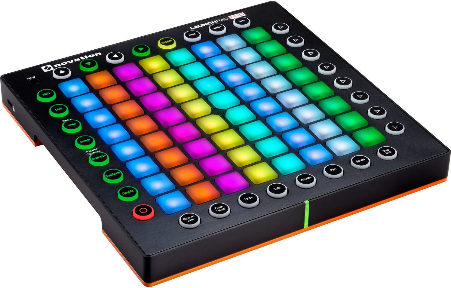 کنترلر MIDI و ابزار شبکه ای Novation Launchpad Pro، دارای 64 پد با نور پس زمینه RGB، عملکرد Scale با 32 کلید و حالت، میکسر و عملکرد اختصاصی، صداها و سمپل های Loopmasters، مشکی | LAUNCHPAD-PRO کنترلر MIDI و ابزار شبکه ای Novation Launchpad Pro، دارای 64 پد با نور پس زمینه RGB، عملکرد Scale با 32 کلید و حالت، میکسر و عملکرد اختصاصی، صداها و سمپل های Loopmasters، مشکی | LAUNCHPAD-PRO
